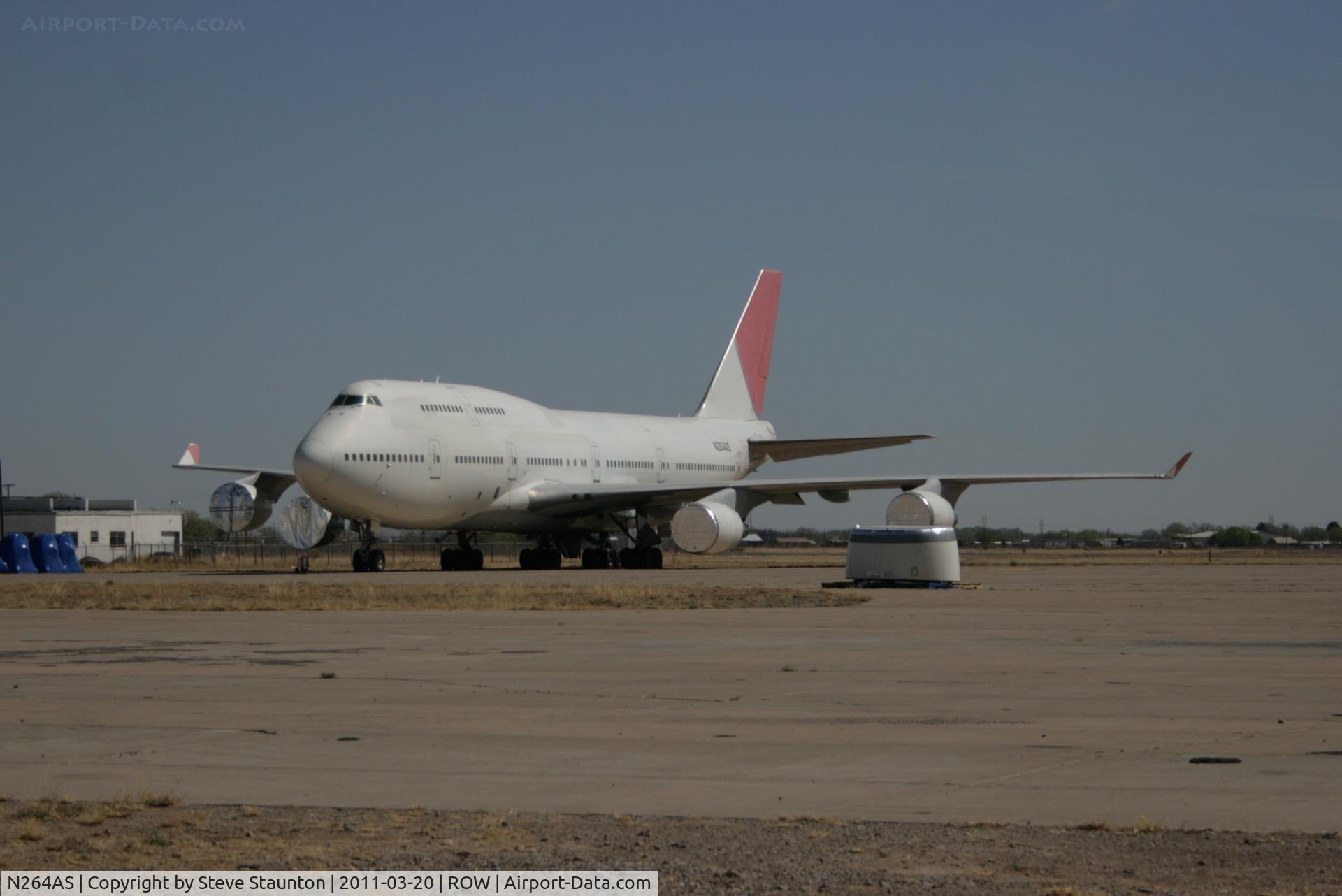 N264AS, 1990 Boeing 747-446 C/N 24426, Taken at Roswell International Air Centre Storage Facility, New Mexico in March 2011 whilst on an Aeroprint Aviation tour