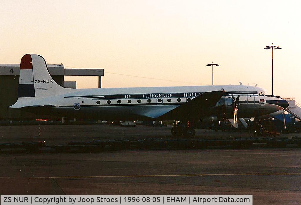 ZS-NUR, 1946 Douglas DC-4-1009 Skymaster C/N 42934, Scan from photo.