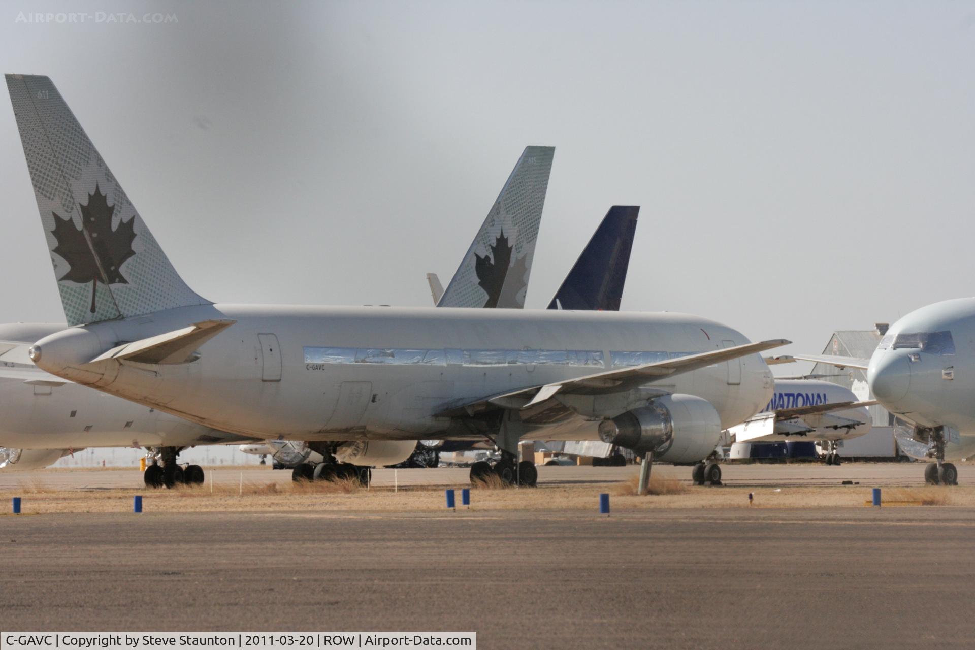 C-GAVC, 1984 Boeing 767-233 C/N 22527, Taken at Roswell International Air Centre Storage Facility, New Mexico in March 2011 whilst on an Aeroprint Aviation tour
