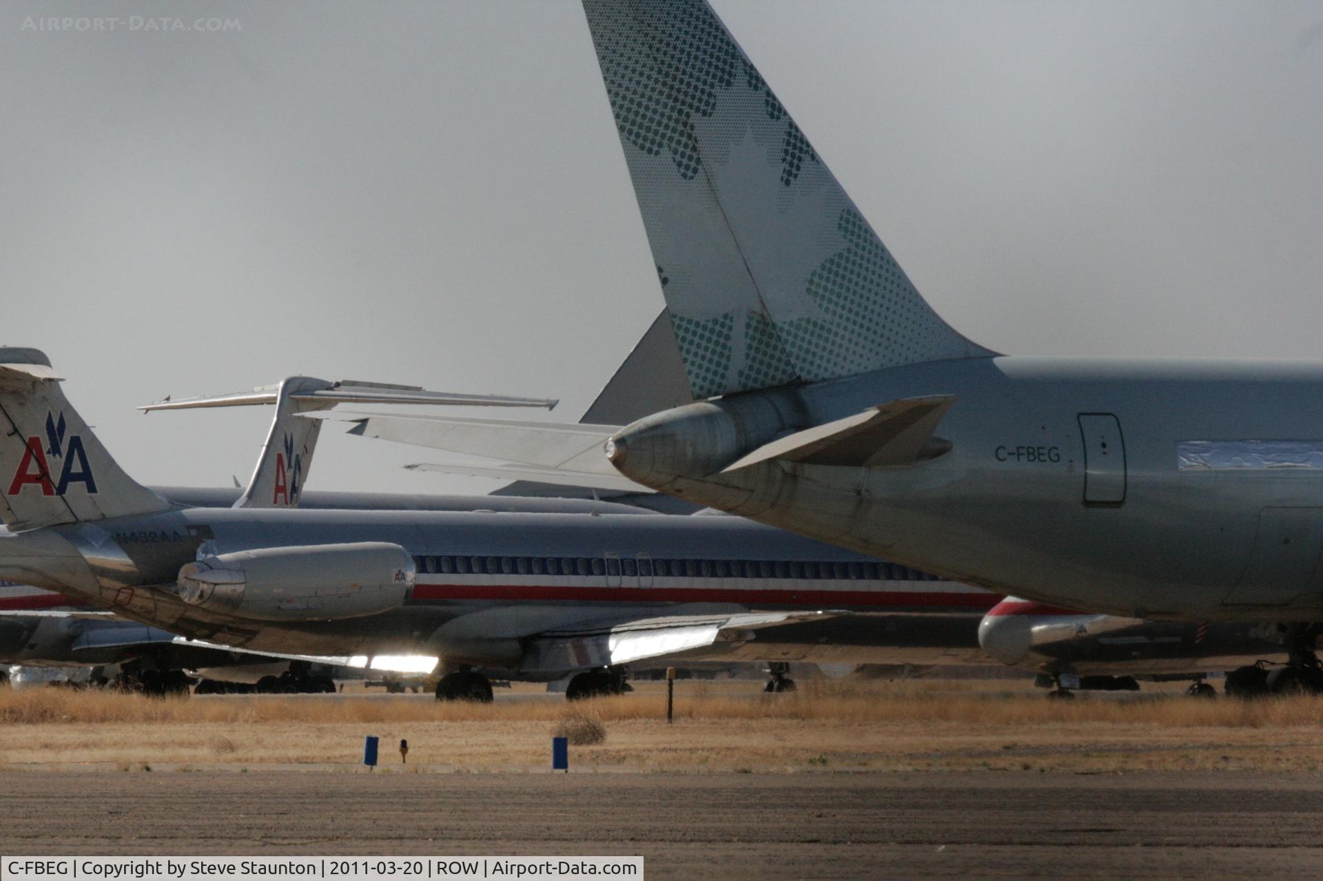 C-FBEG, 1989 Boeing 767-233/ER C/N 24324, Taken at Roswell International Air Centre Storage Facility, New Mexico in March 2011 whilst on an Aeroprint Aviation tour