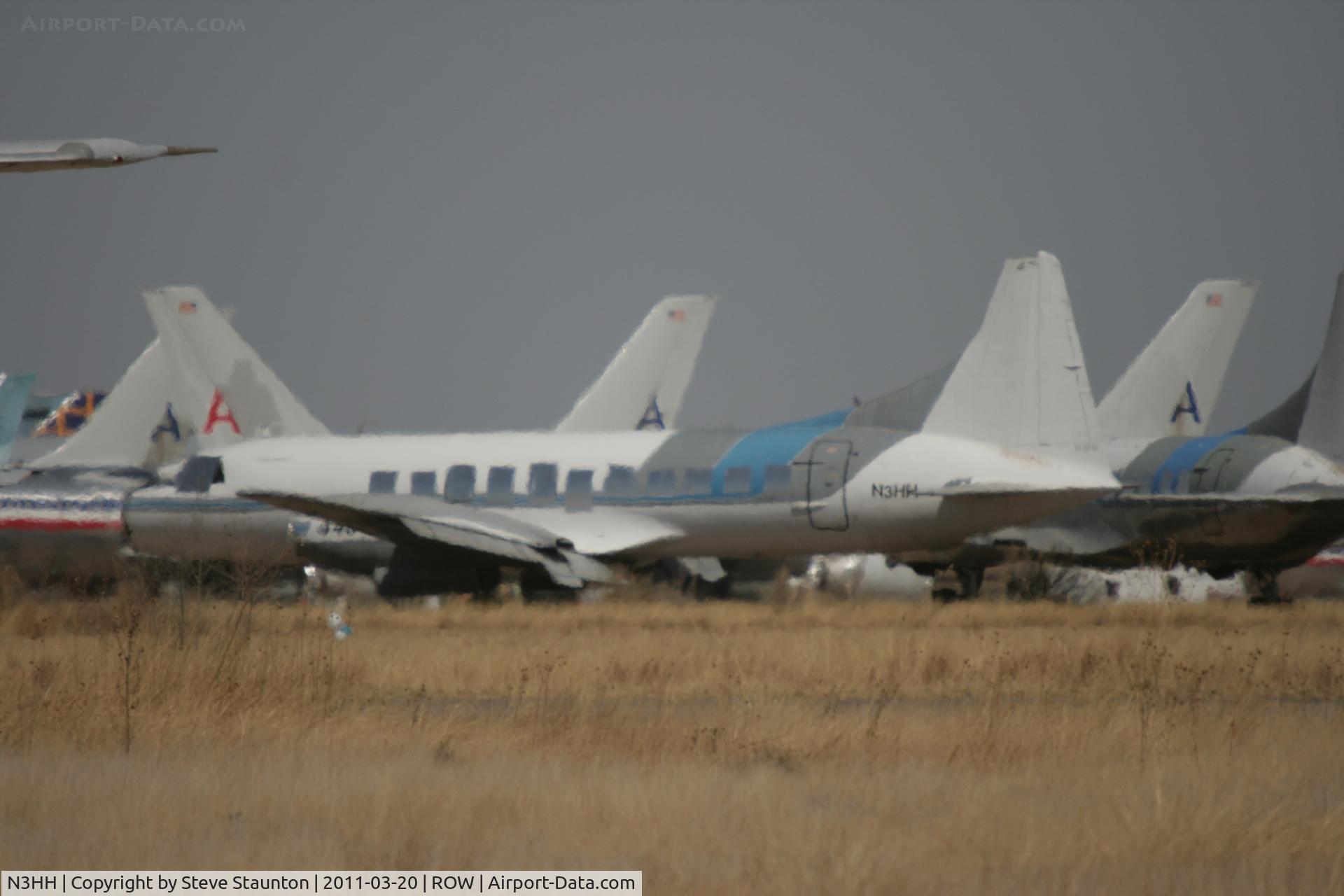 N3HH, Convair 340 C/N 173, Taken at Roswell International Air Centre Storage Facility, New Mexico in March 2011 whilst on an Aeroprint Aviation tour
