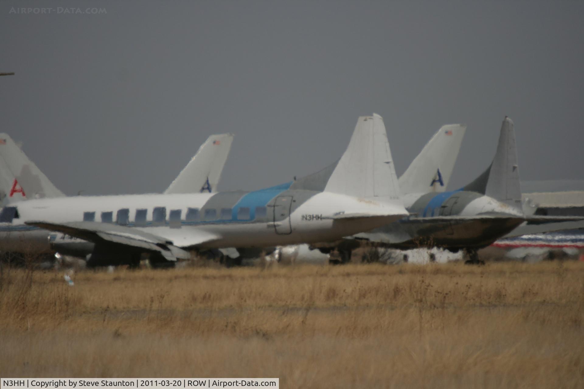 N3HH, Convair 340 C/N 173, Taken at Roswell International Air Centre Storage Facility, New Mexico in March 2011 whilst on an Aeroprint Aviation tour
