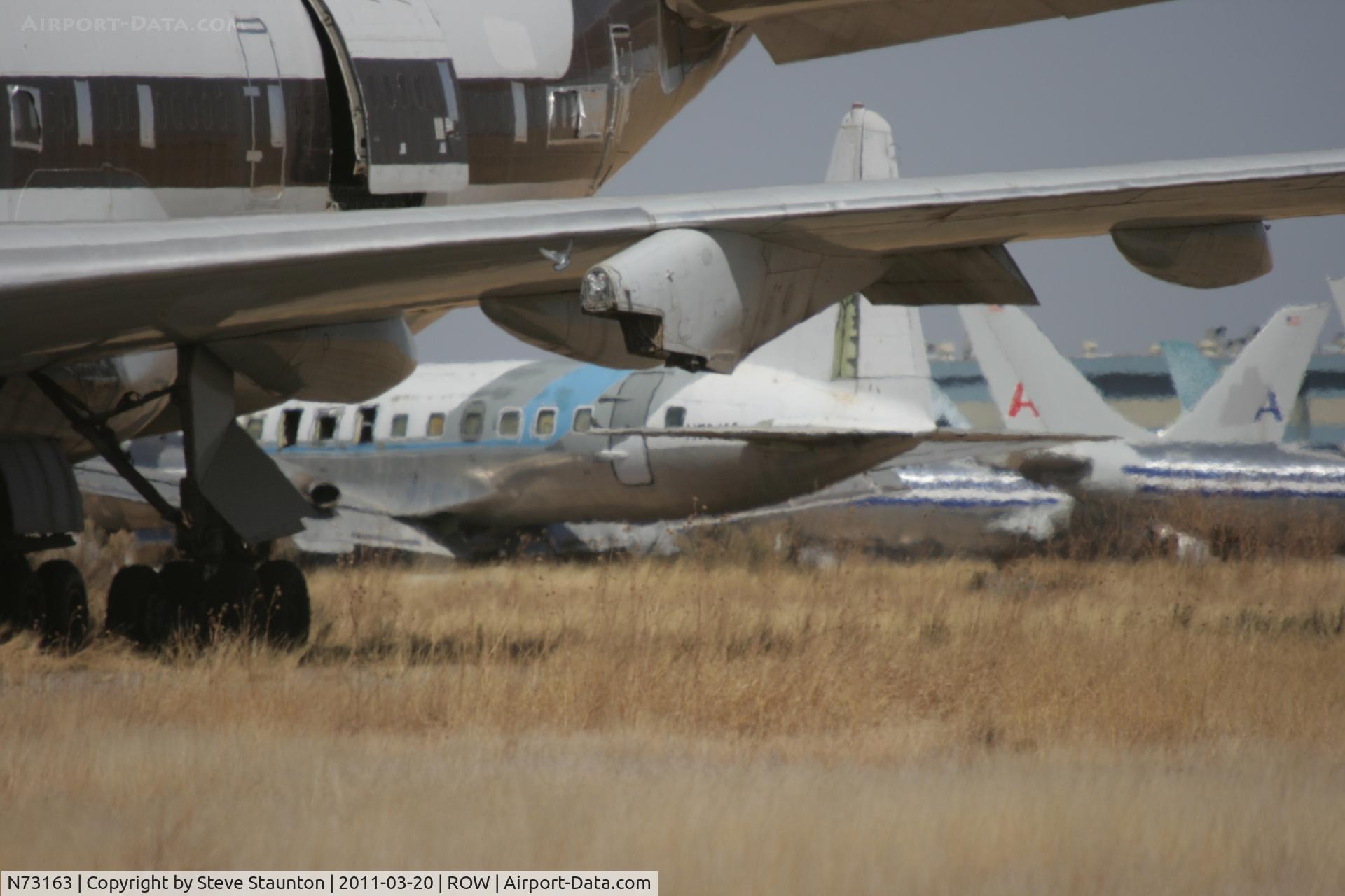 N73163, Convair 580 C/N 366, Taken at Roswell International Air Centre Storage Facility, New Mexico in March 2011 whilst on an Aeroprint Aviation tour