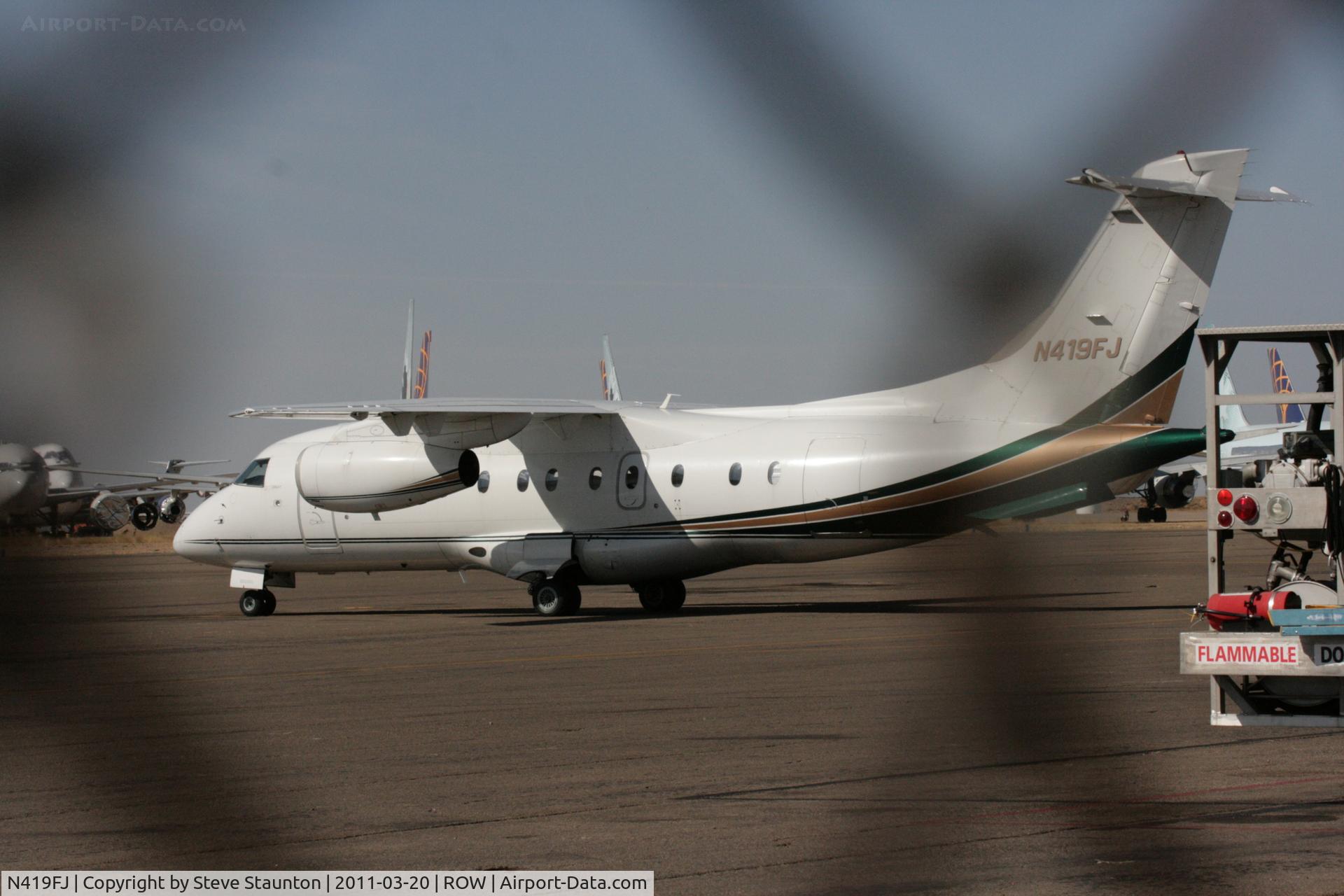 N419FJ, 2001 Fairchild Dornier 328-300 328JET C/N 3173, Taken at Roswell International Air Centre Storage Facility, New Mexico in March 2011 whilst on an Aeroprint Aviation tour