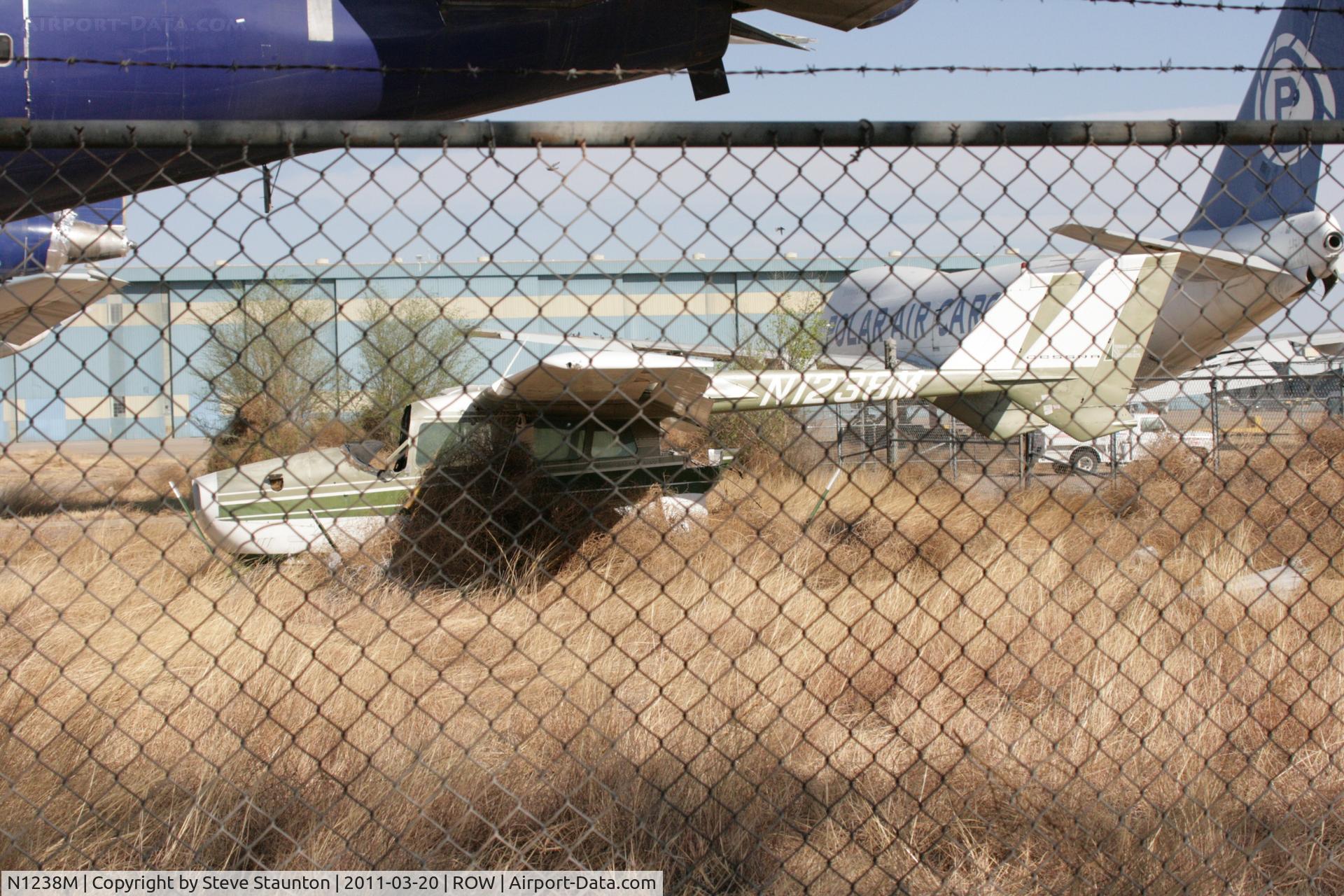 N1238M, 1969 Cessna T337E C/N 33701238, Taken at Roswell International Air Centre Storage Facility, New Mexico in March 2011 whilst on an Aeroprint Aviation tour