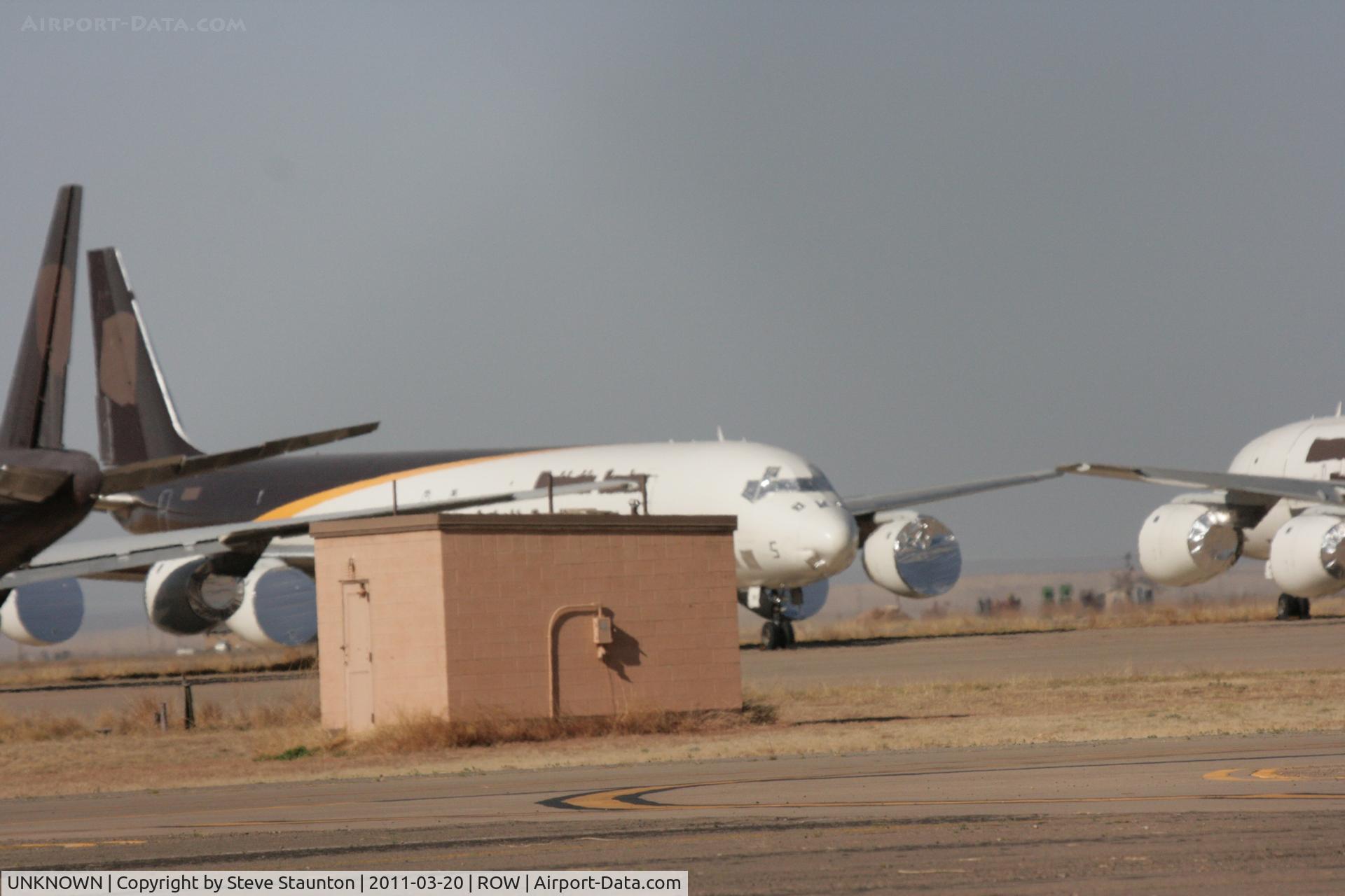 UNKNOWN, McDonnell Douglas DC-8 C/N Unknown, Taken at Roswell International Air Centre Storage Facility, New Mexico in March 2011 whilst on an Aeroprint Aviation tour - an unknown UPS DC-8