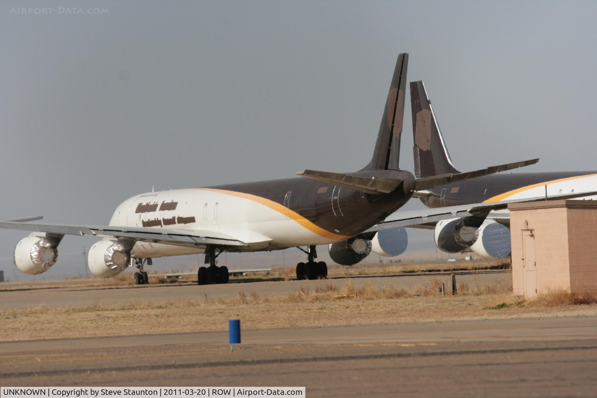 UNKNOWN, McDonnell Douglas DC-8 C/N Unknown, Taken at Roswell International Air Centre Storage Facility, New Mexico in March 2011 whilst on an Aeroprint Aviation tour - an unknown UPS DC-8