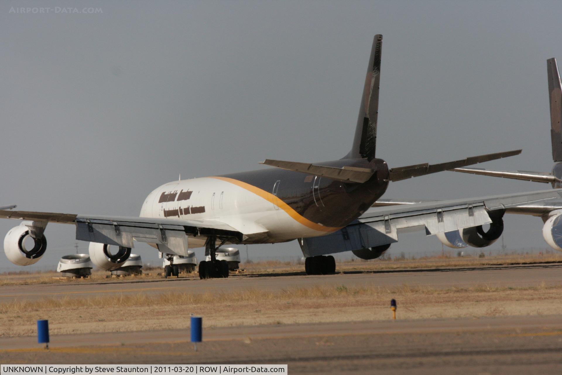 UNKNOWN, McDonnell Douglas DC-8 C/N Unknown, Taken at Roswell International Air Centre Storage Facility, New Mexico in March 2011 whilst on an Aeroprint Aviation tour - an unknown UPS DC-8