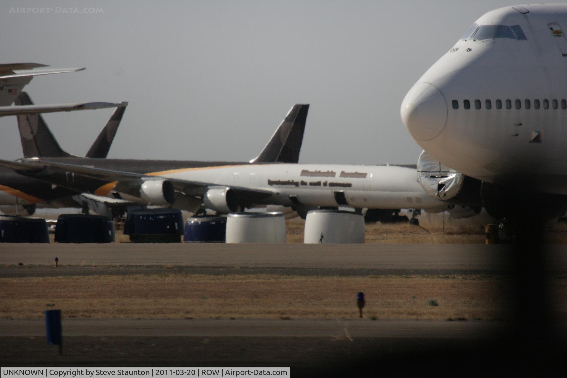UNKNOWN, McDonnell Douglas DC-8 C/N Unknown, Taken at Roswell International Air Centre Storage Facility, New Mexico in March 2011 whilst on an Aeroprint Aviation tour - an unknown UPS DC-8