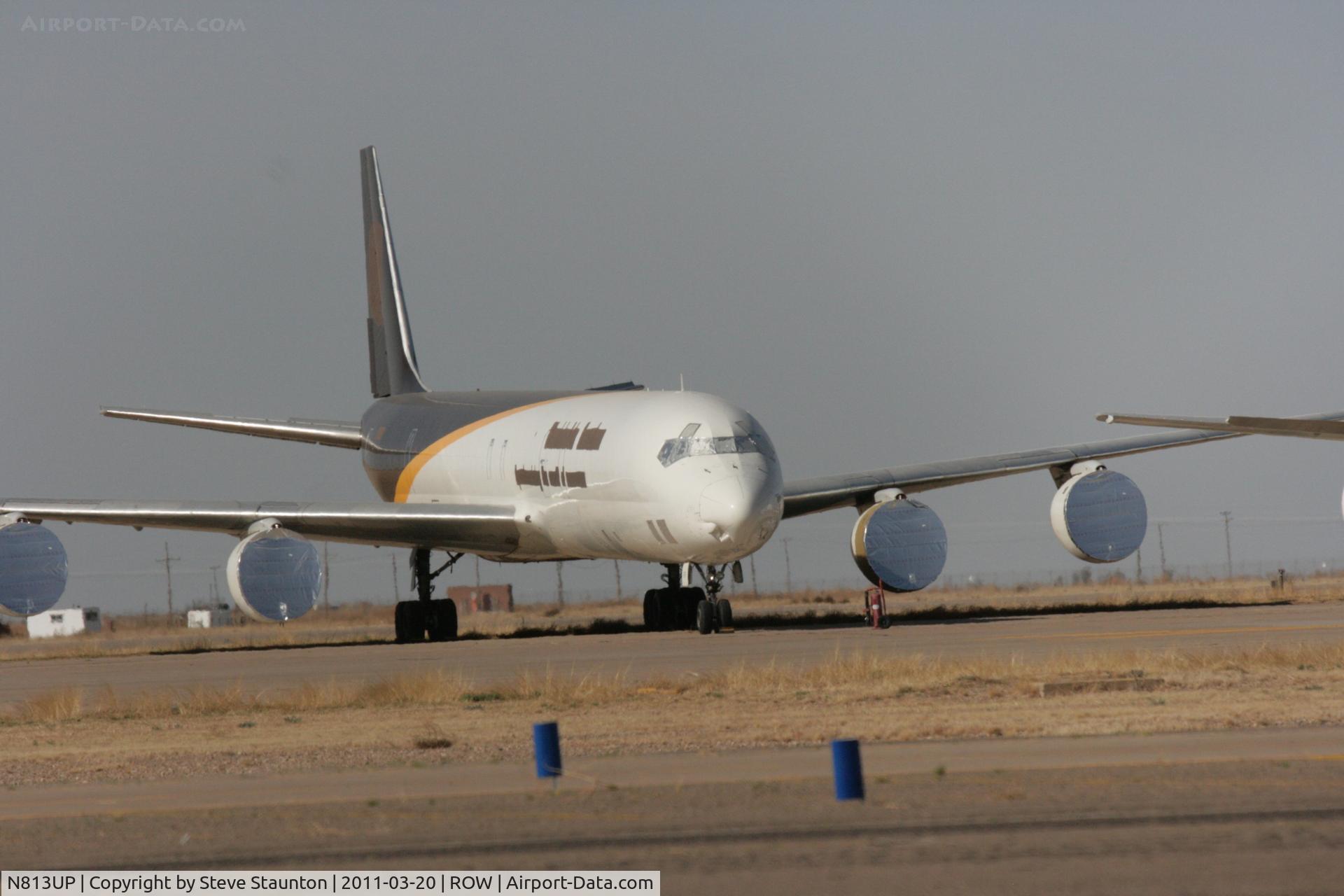 N813UP, 1969 Douglas DC-8-63CF C/N 46059, Taken at Roswell International Air Centre Storage Facility, New Mexico in March 2011 whilst on an Aeroprint Aviation tour