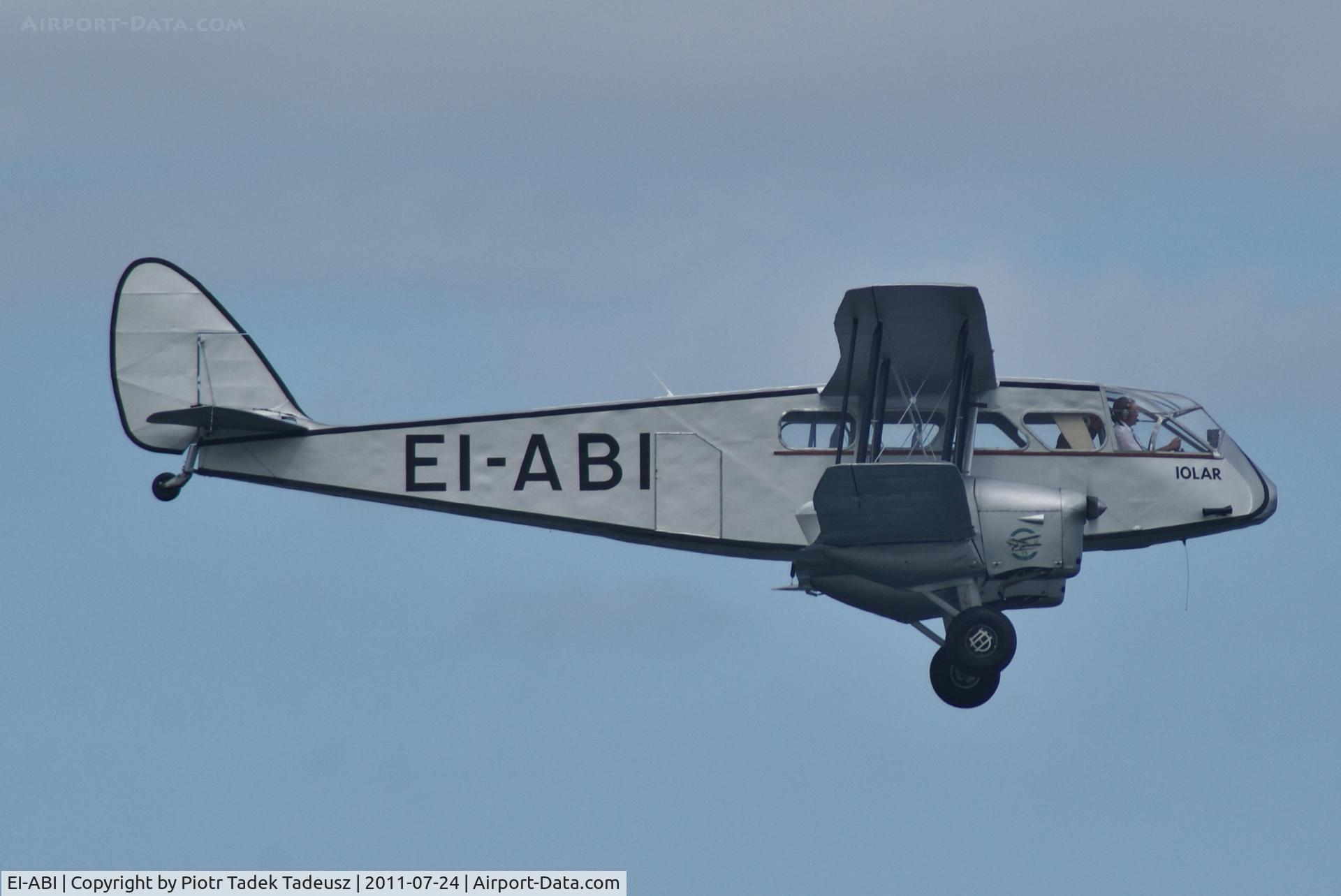 EI-ABI, 1936 De Havilland DH-84 Dragon 2 C/N 6105, Ireland