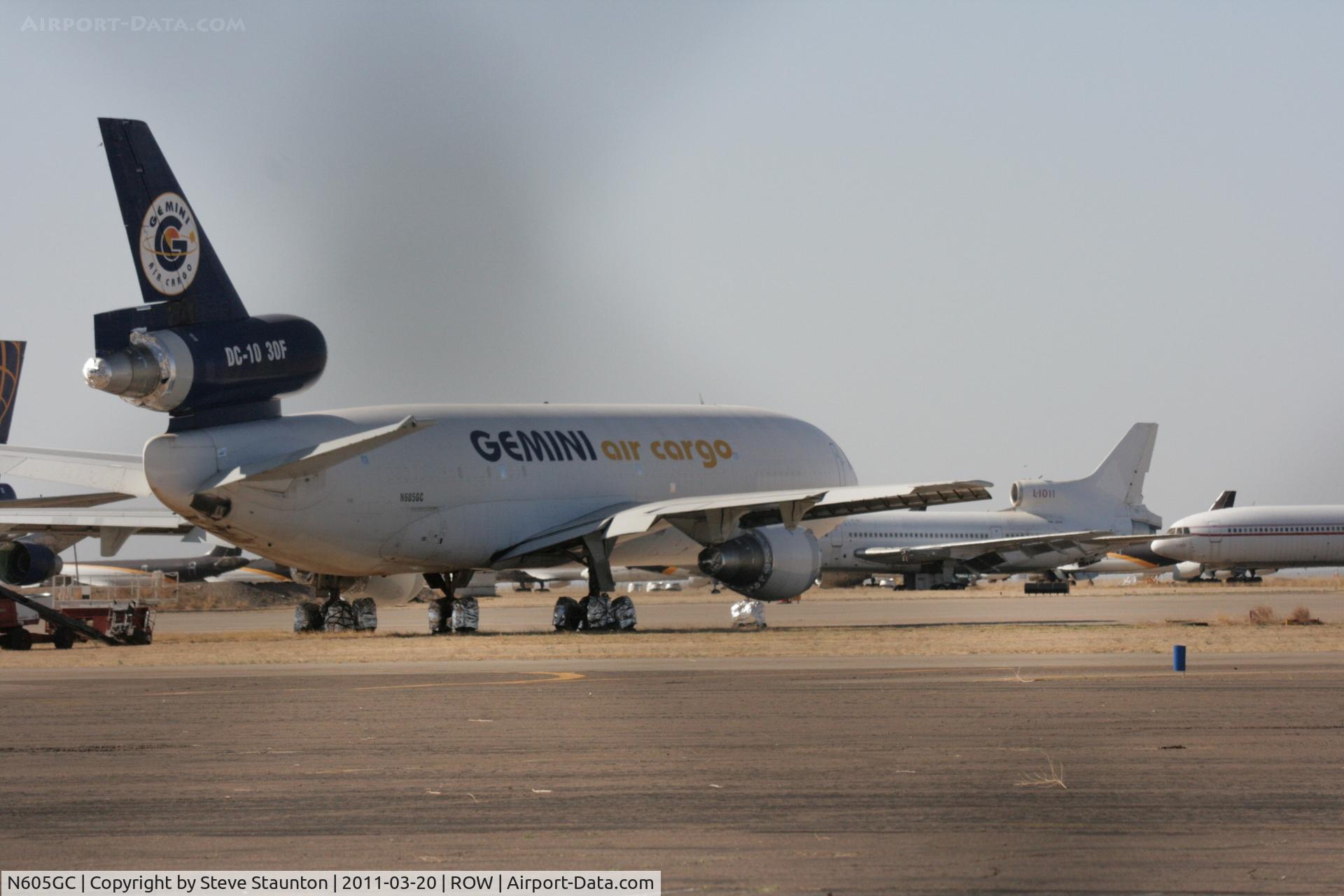 N605GC, 1974 McDonnell Douglas DC-10-30F C/N 47925, Taken at Roswell International Air Centre Storage Facility, New Mexico in March 2011 whilst on an Aeroprint Aviation tour