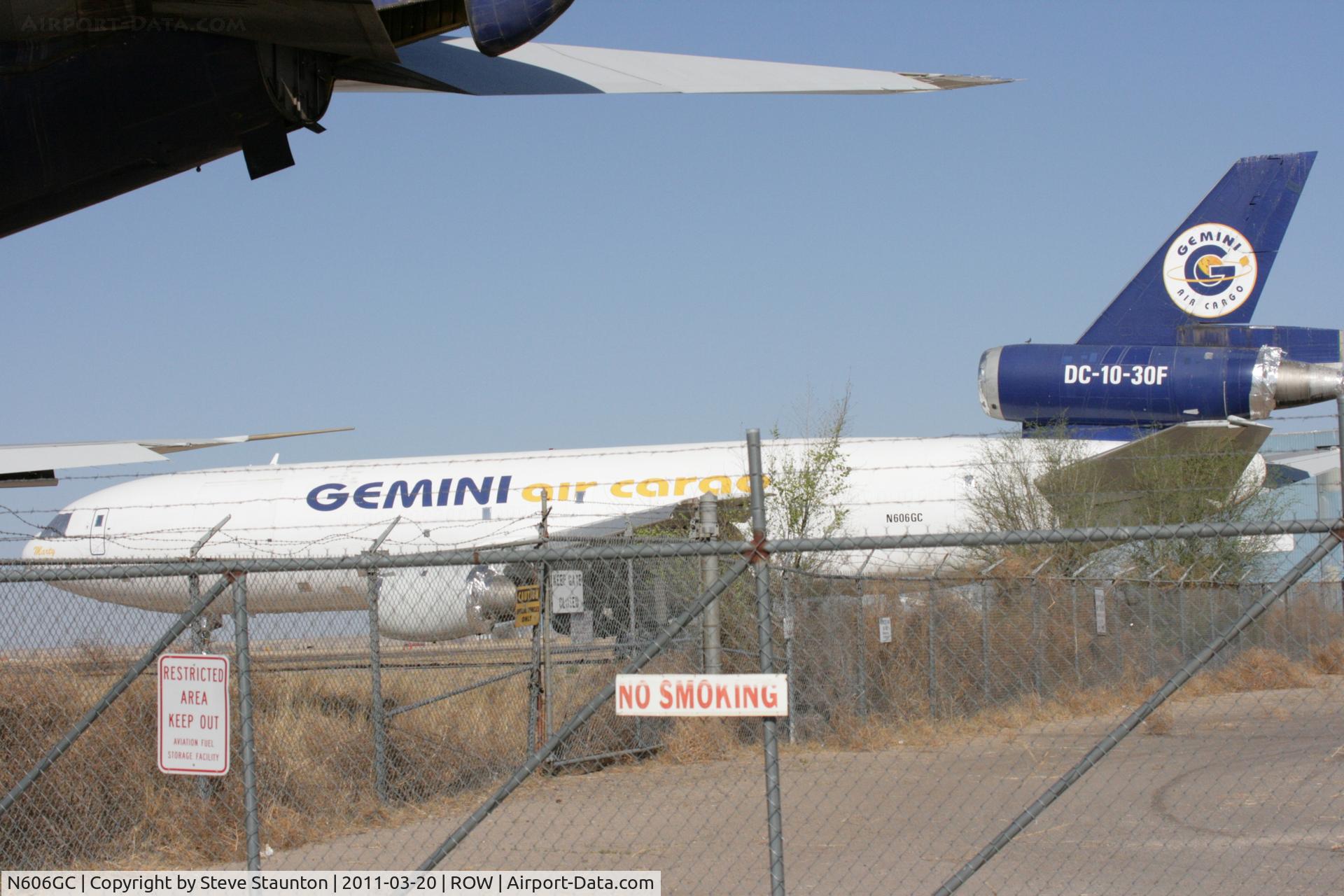 N606GC, 1975 McDonnell Douglas DC-10-30F C/N 47929, Taken at Roswell International Air Centre Storage Facility, New Mexico in March 2011 whilst on an Aeroprint Aviation tour