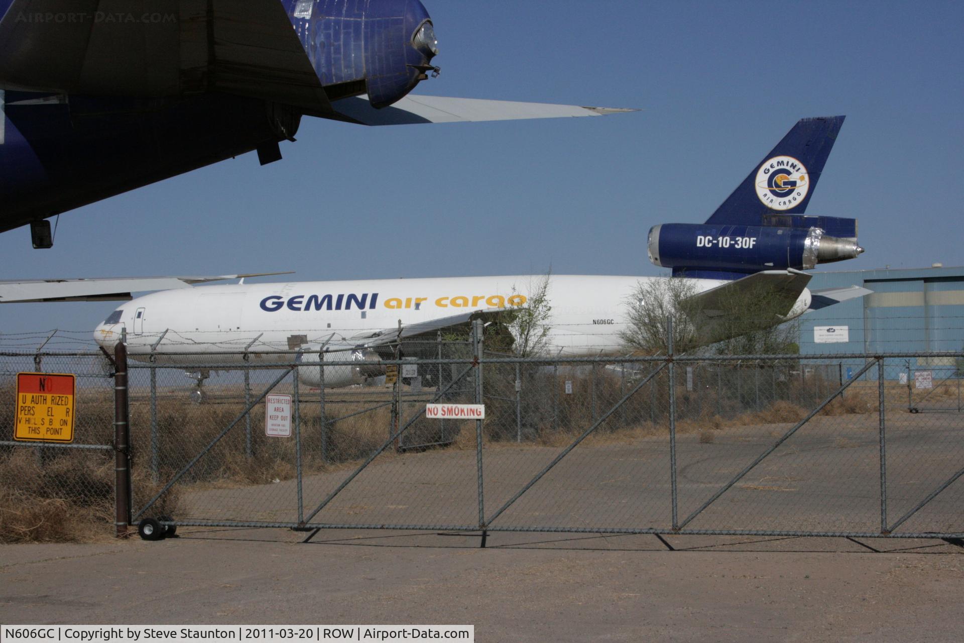 N606GC, 1975 McDonnell Douglas DC-10-30F C/N 47929, Taken at Roswell International Air Centre Storage Facility, New Mexico in March 2011 whilst on an Aeroprint Aviation tour