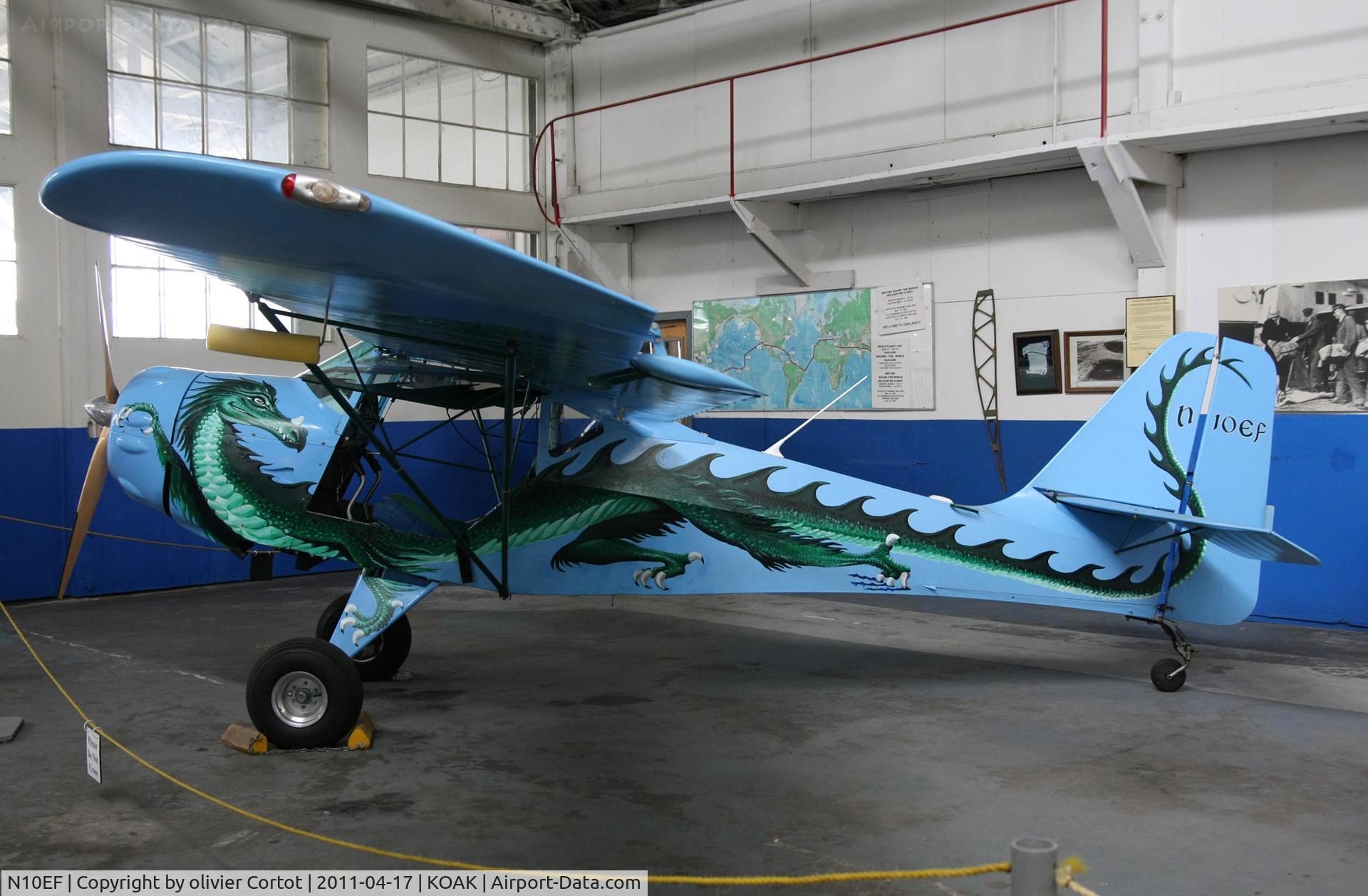 N10EF, 1998 Skystar Kitfox Model 4-1200 C/N JCU117, oakland aviation museum