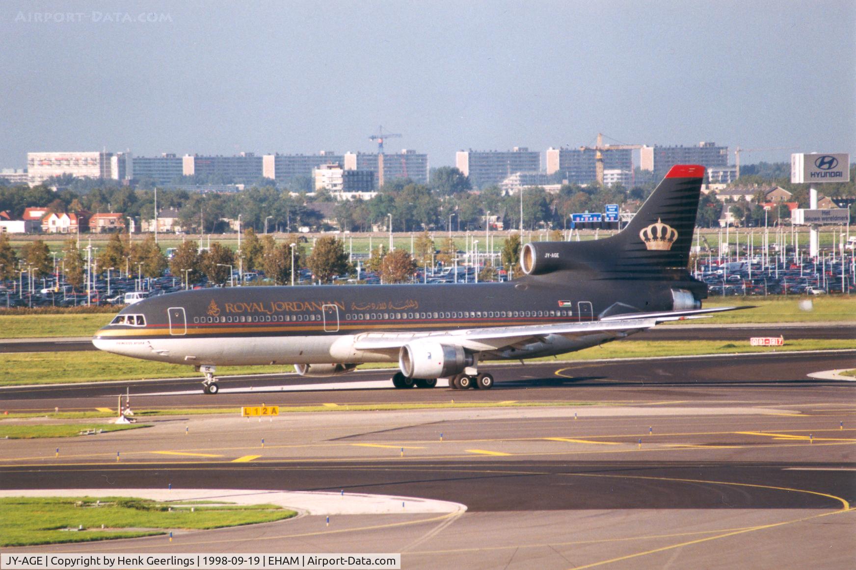 JY-AGE, 1982 Lockheed L-1011-385-3 TriStar 500 C/N 293A-1238, Royal Jordanian
