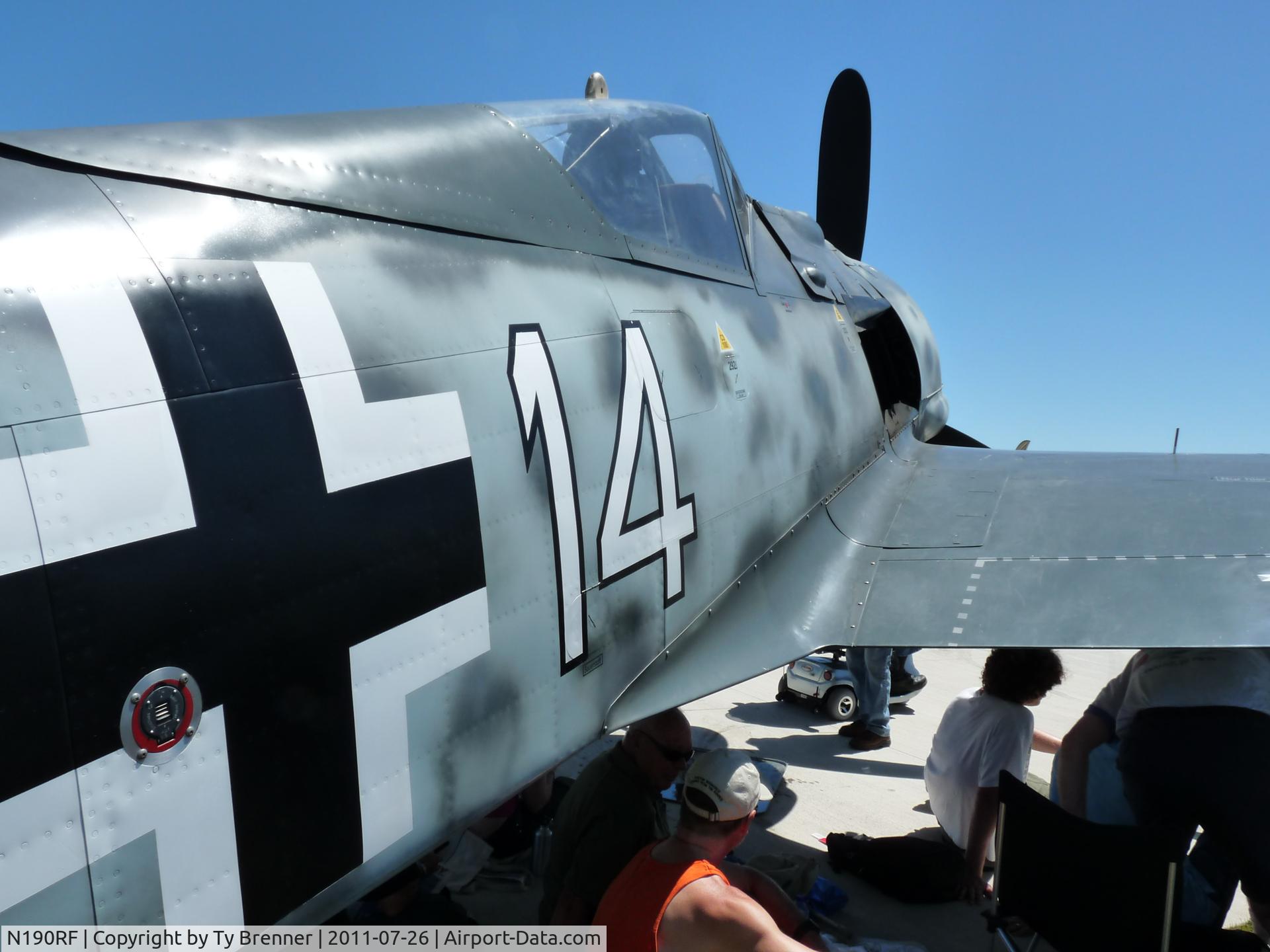 N190RF, Focke-Wulf Fw-190A-9 C/N 980 574, FW 190 A-9 