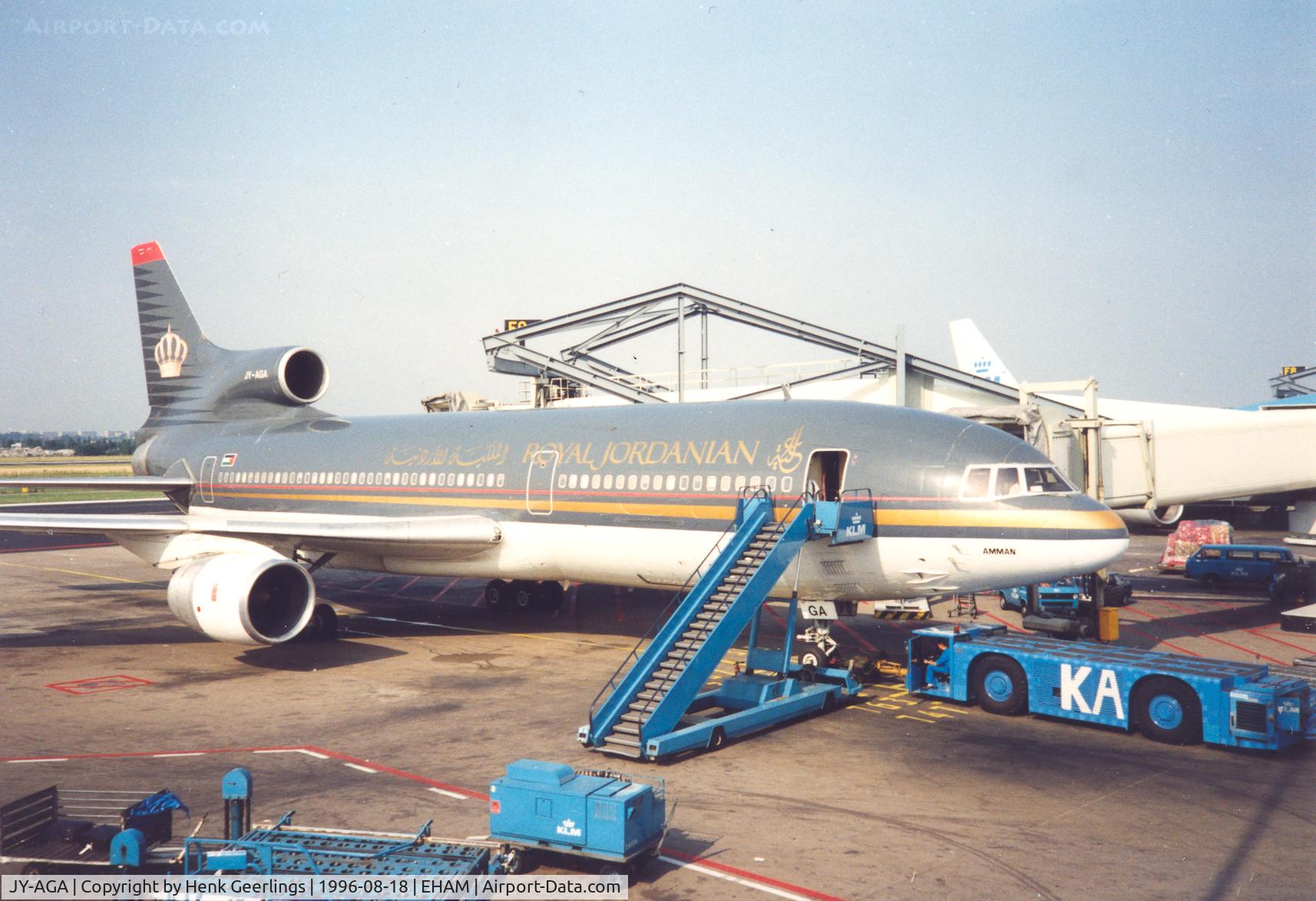 JY-AGA, 1981 Lockheed L-1011-385-3 TriStar 500 C/N 293A-1217, Royal Jordanian