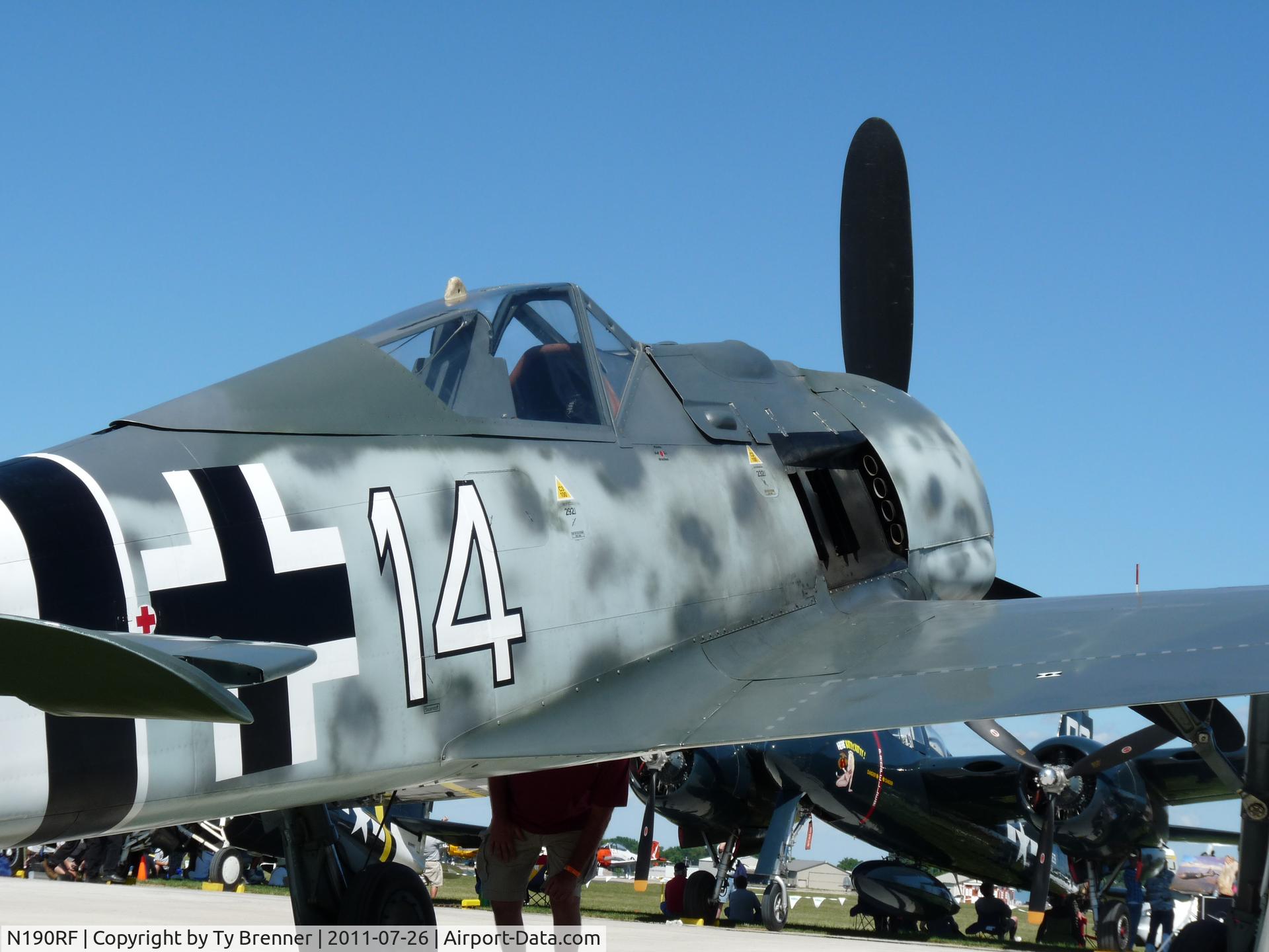 N190RF, Focke-Wulf Fw-190A-9 C/N 980 574, FW 190 A-9 