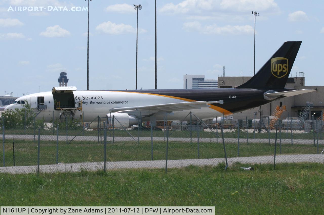 N161UP, 2004 Airbus A300F4-622R C/N 0850, On the UPS ramp at DFW Airport