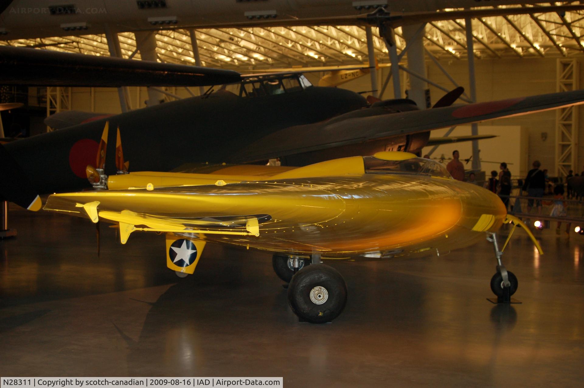 N28311, 1940 Northrop N1-M C/N Not known, Northrop N1-M at the Steven F. Udvar-Hazy Center, Smithsonian National Air and Space Museum, Chantilly, VA