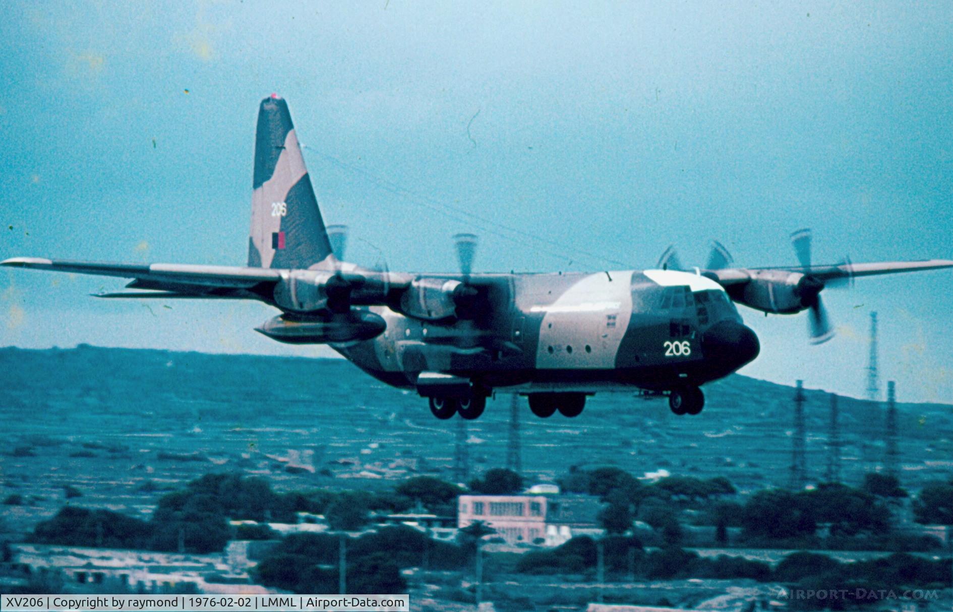 XV206, Lockheed C-130K Hercules C.1 C/N 382-4231, C130K XV206 RAF