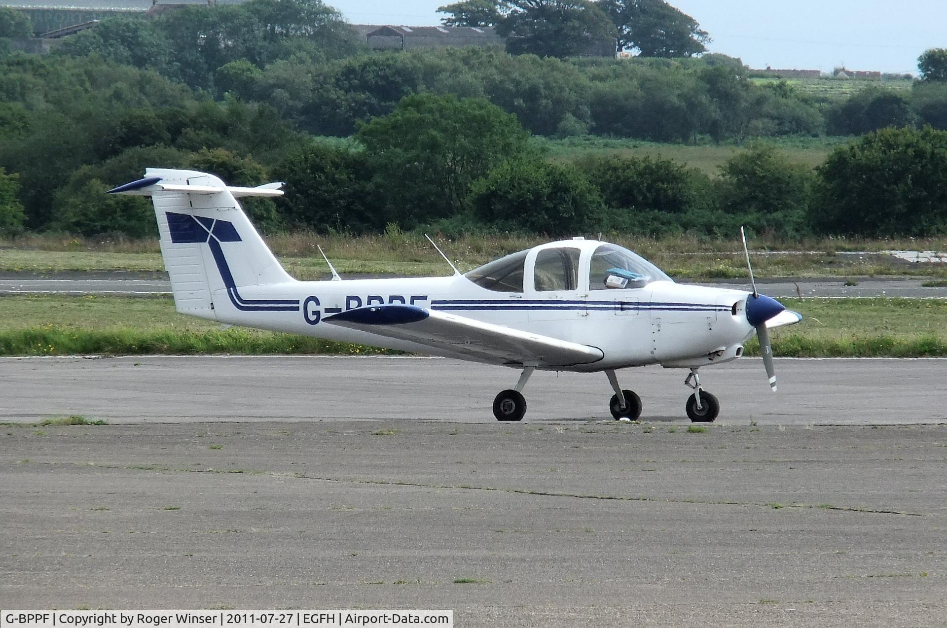 G-BPPF, 1979 Piper PA-38-112 Tomahawk Tomahawk C/N 38-79A0578, Visiting Piper Tomahawk.