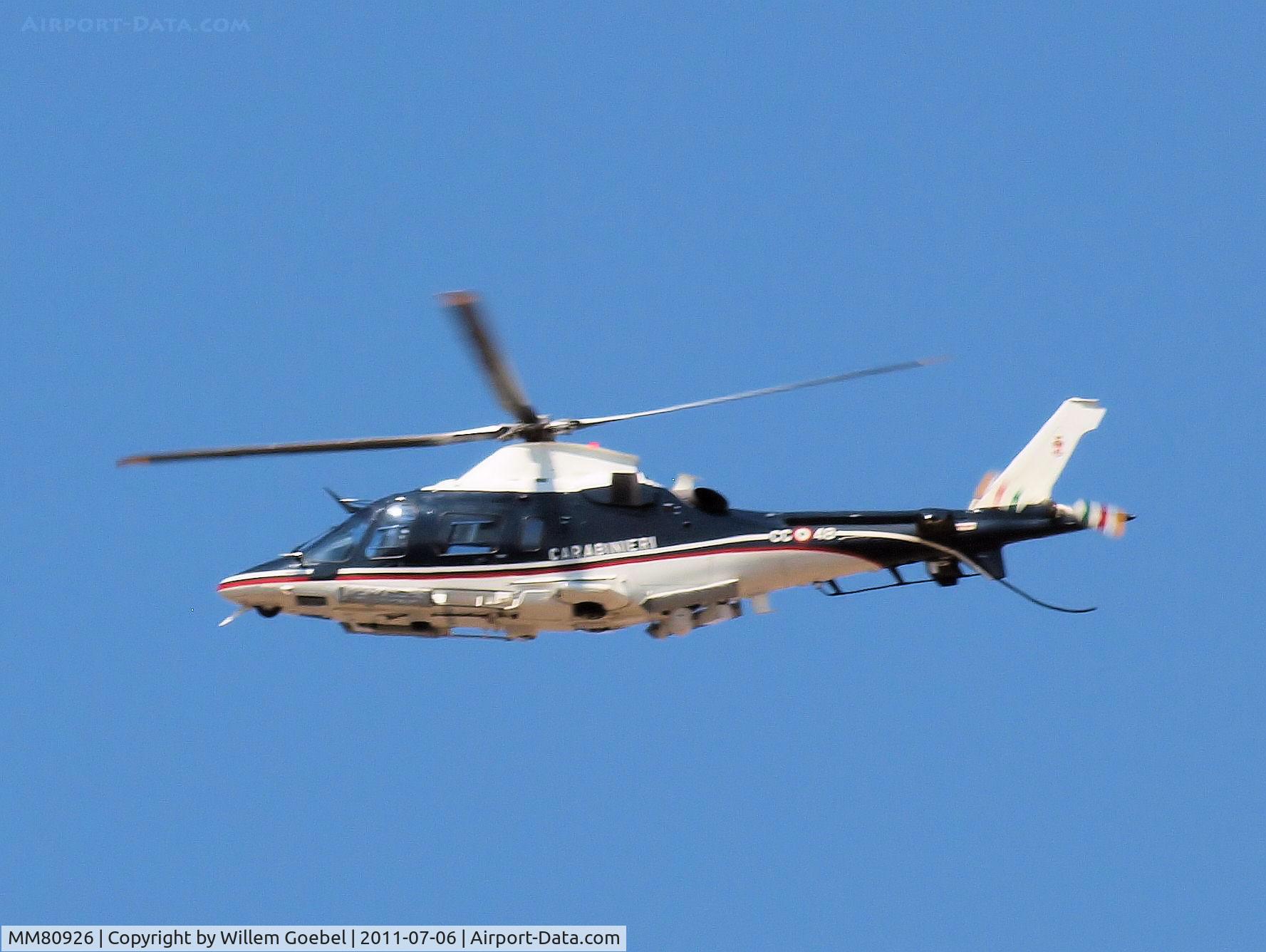 MM80926, Agusta AB-206C-1 Jet Ranger II C/N 9150, Seen the plane above Rome (St Pieter)