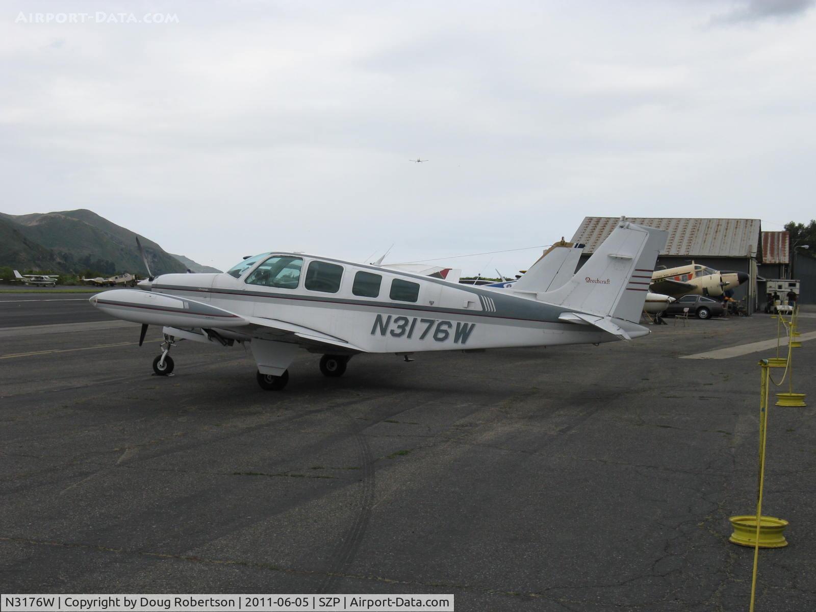 N3176W, 1988 Beech A36 Bonanza 36 C/N E-2447, 1988 Beech A36 BONANZA, Continental IO-550-B 300 Hp (takeoff and continuous), tip tanks