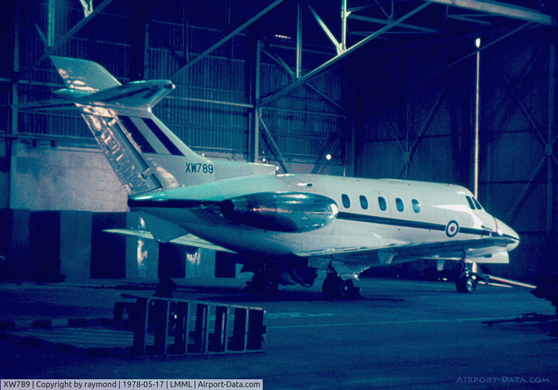 XW789, 1971 Hawker Siddeley HS.125 CC.1 C/N 25264, HS125 XW789 32Sqd RAF