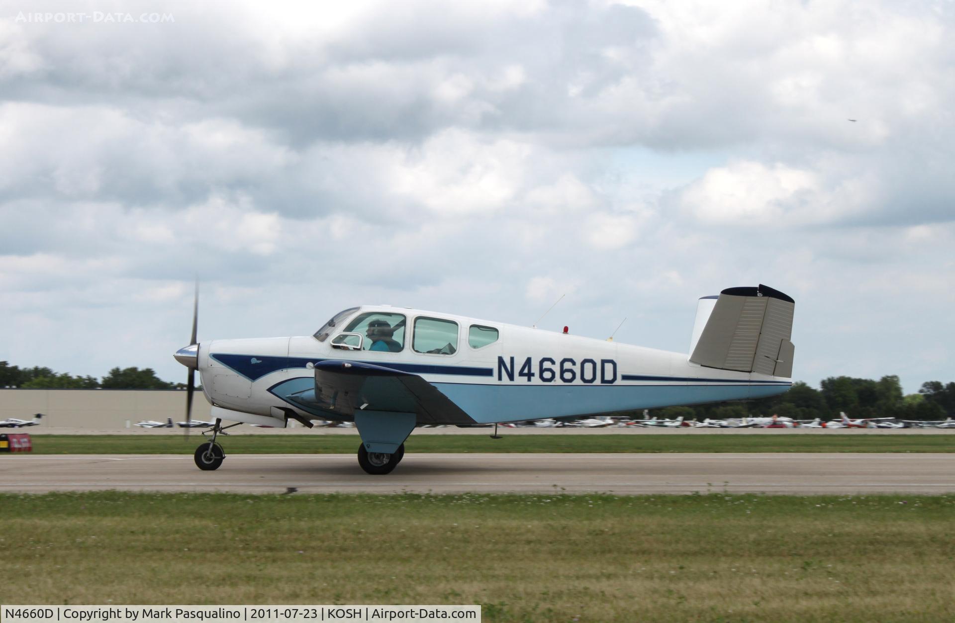N4660D, 1956 Beech H35 Bonanza C/N D-4885, Beech H35