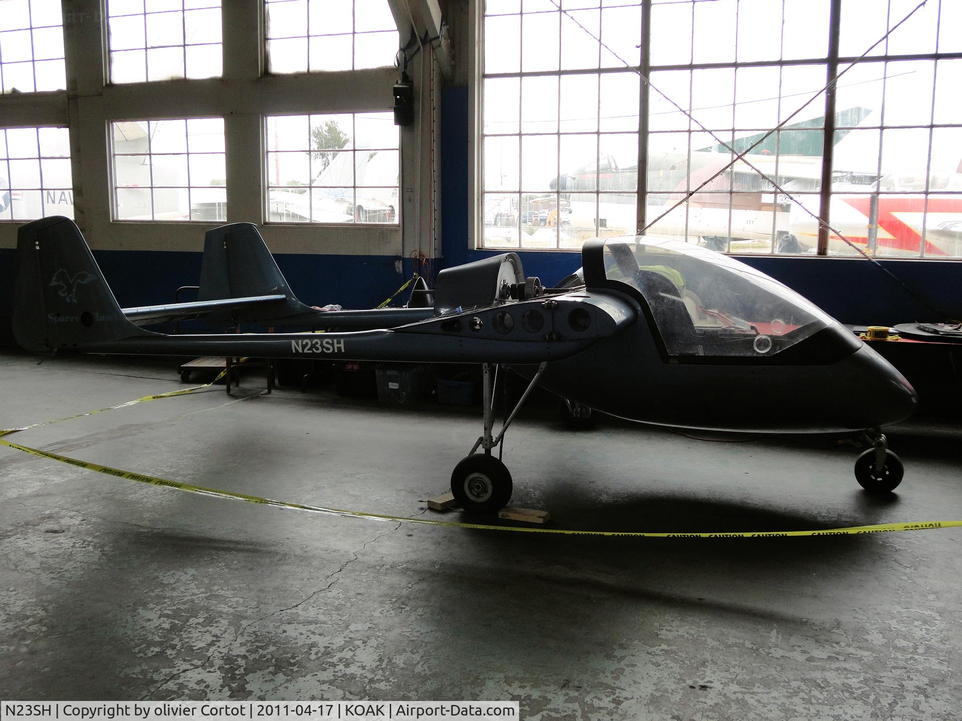 N23SH, 1988 Aero Dynamics Sparrow Hawk II C/N 860106, Oakland aviation museum