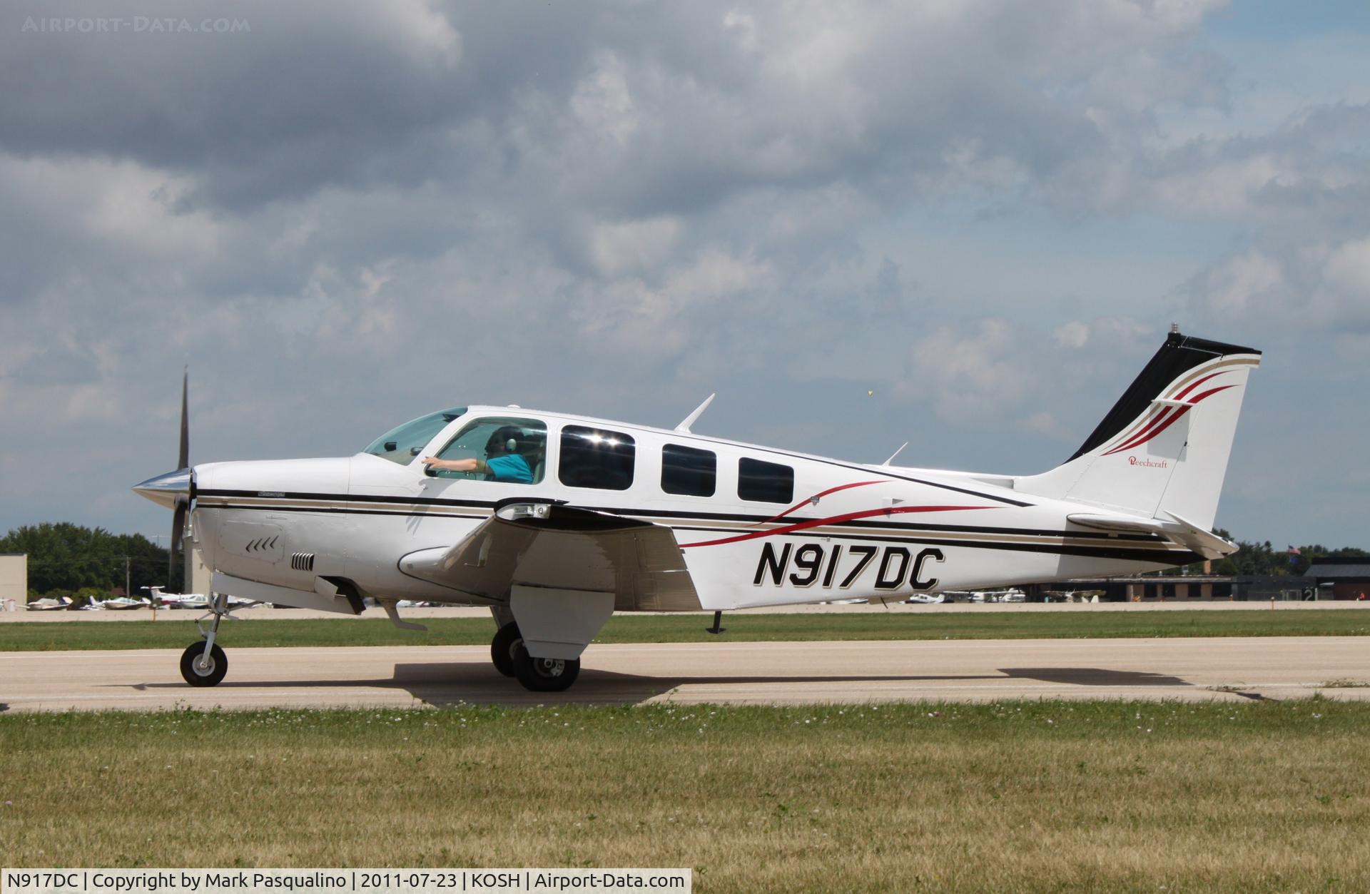 N917DC, 1981 Beech A36 Bonanza 36 C/N E-1884, Beech A36