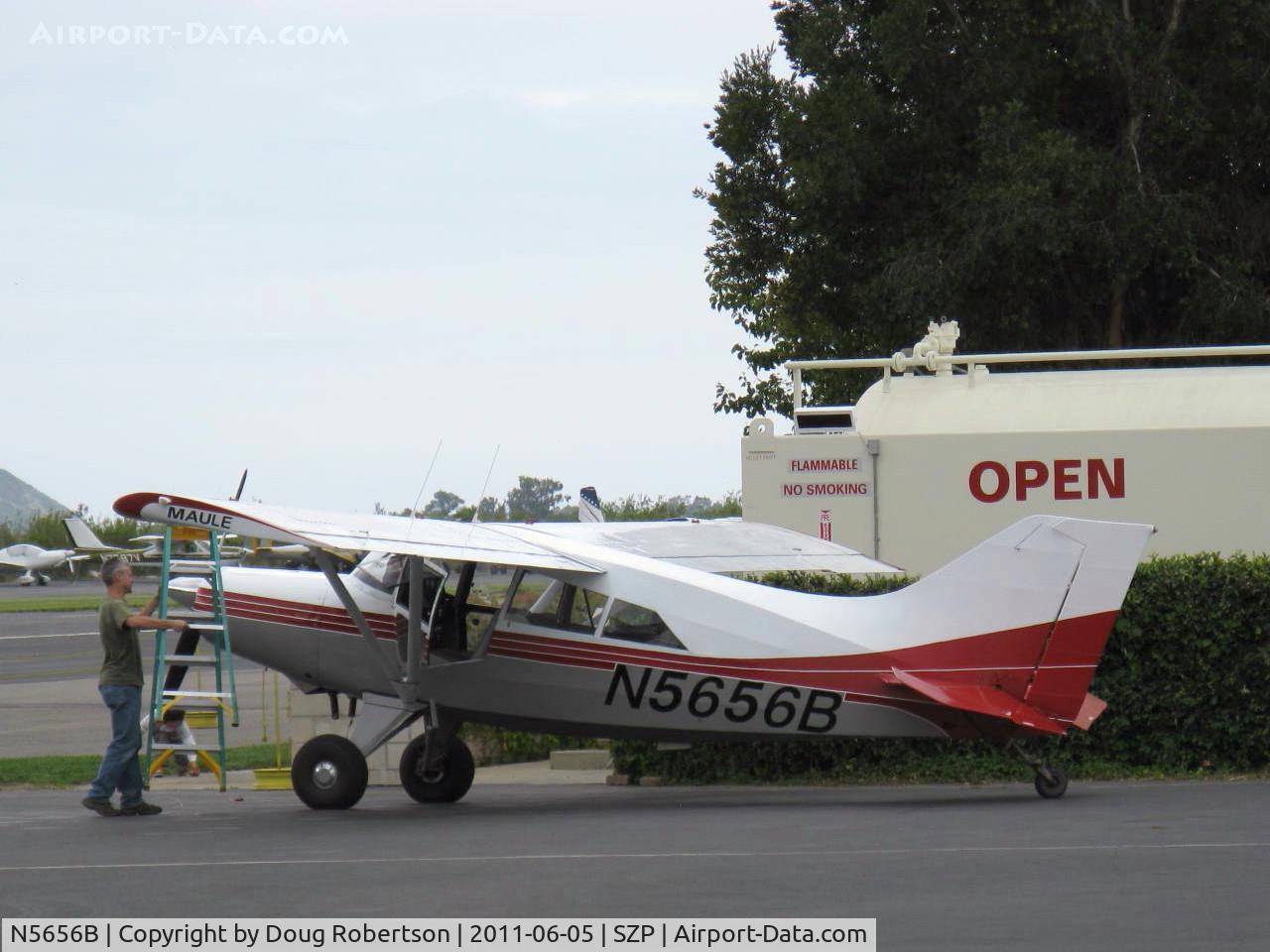 N5656B, 1983 Maule M-7-235 Super Rocket C/N 4002C, 1983 Maule M-7-235 SUPER ROCKET, Lycoming O-540-W1A5 235 Hp, refueling