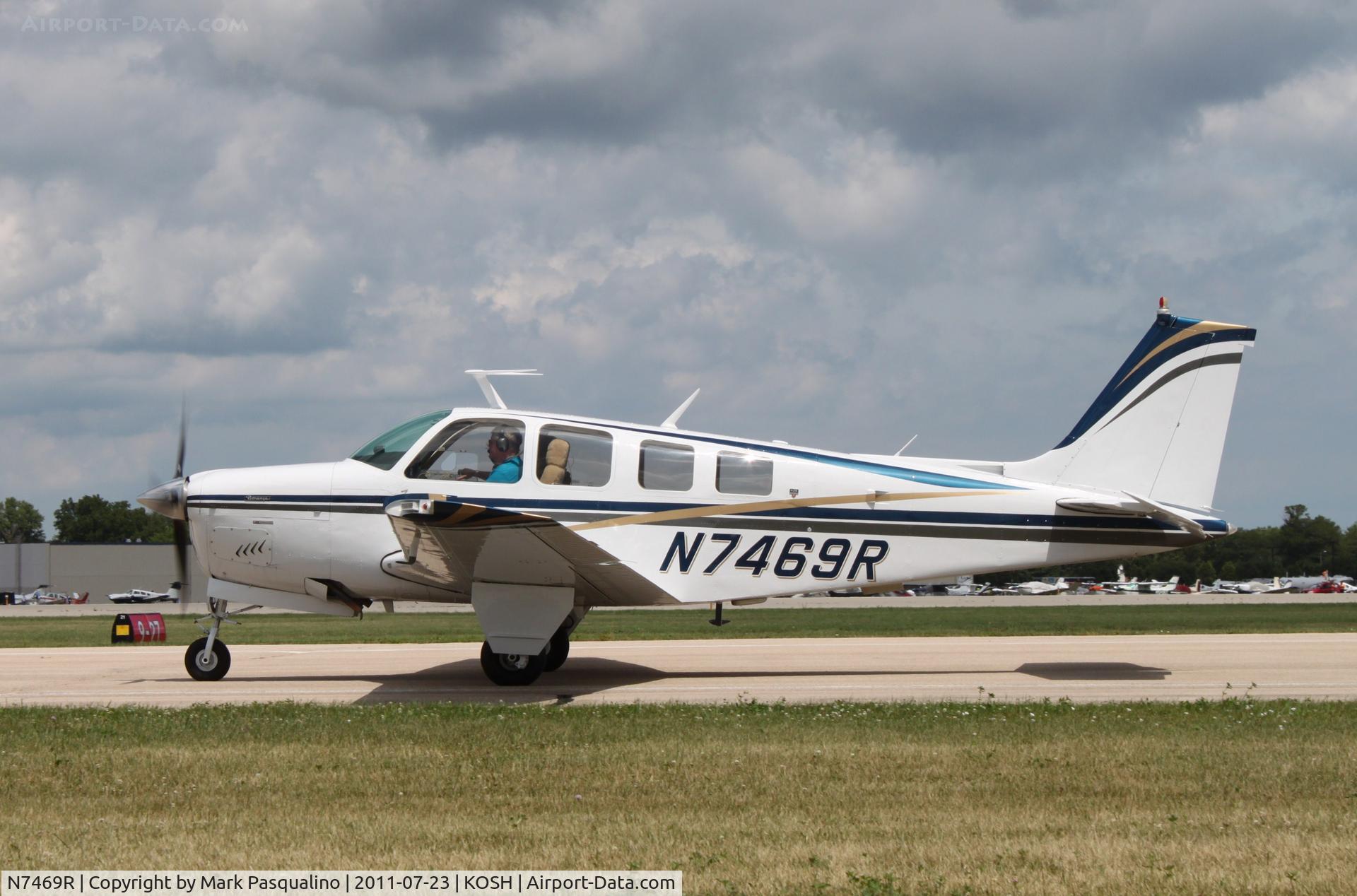 N7469R, 1978 Beech A36 Bonanza 36 C/N E-1263, Beech A36