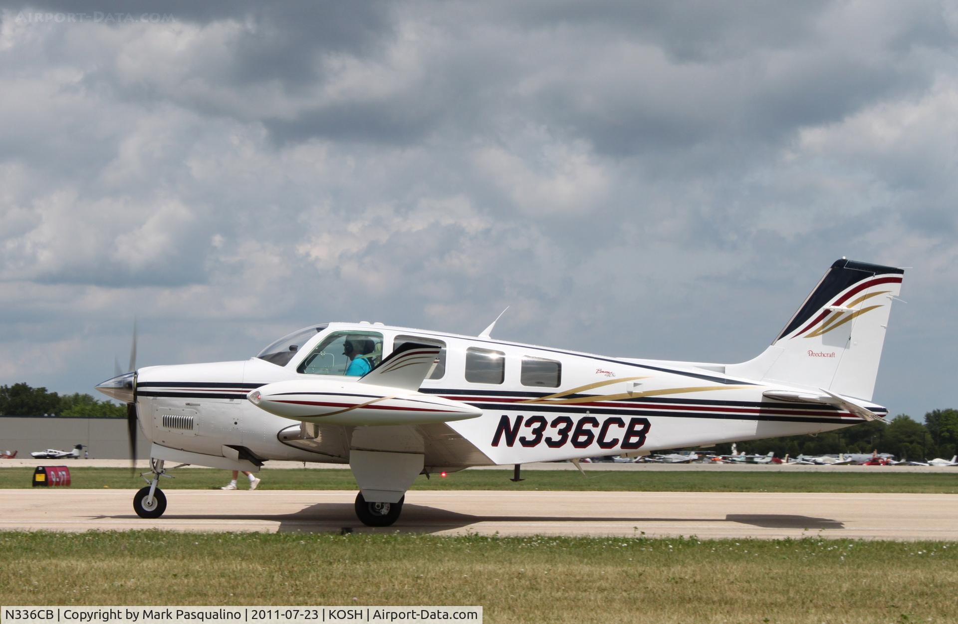 N336CB, 2002 Raytheon Aircraft Company A36 Bonanza C/N E-3431, Beech A36