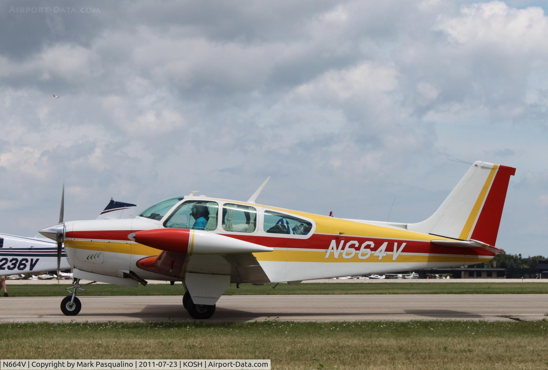 N664V, 1960 Beech 35-A33 Debonair C/N CD-239, Beech A33