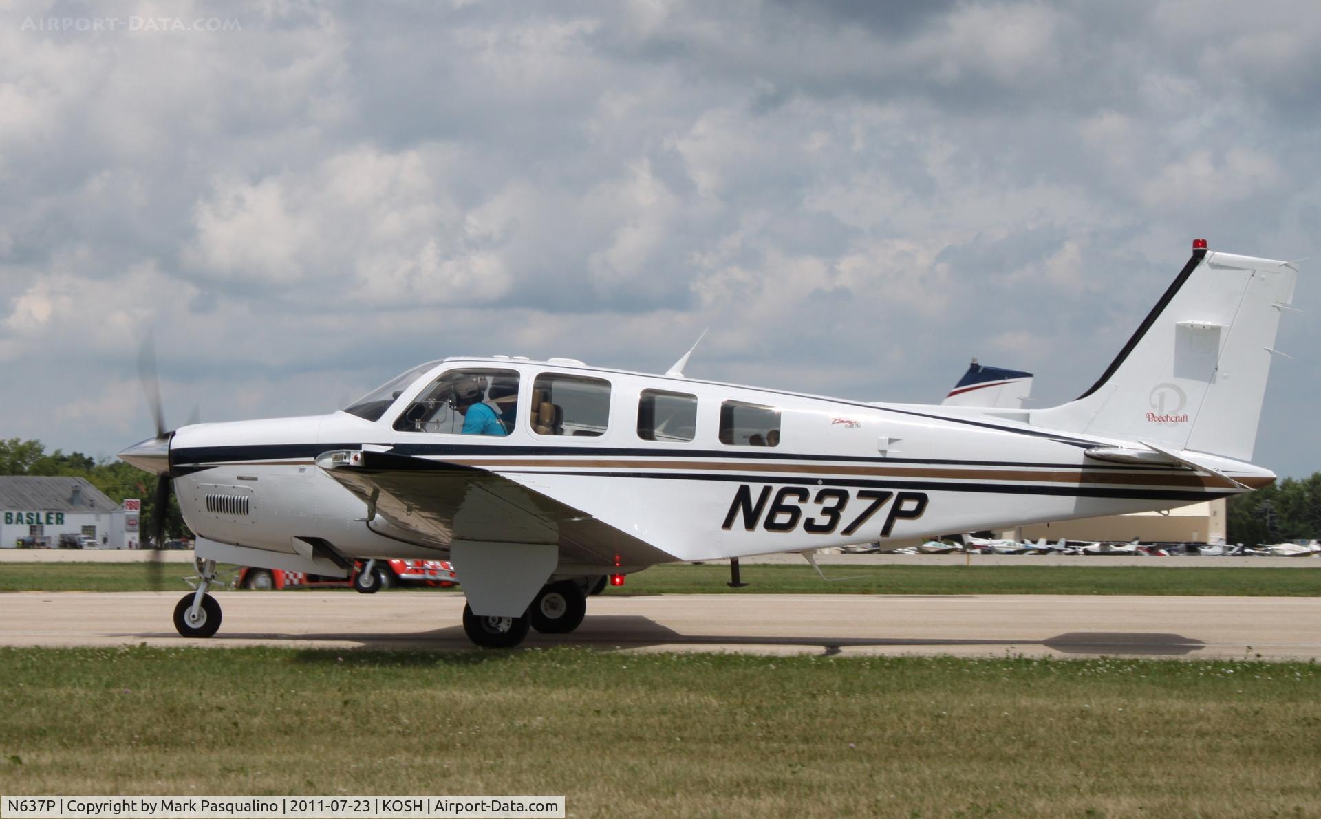 N637P, Raytheon Aircraft Company A36 Bonanza C/N E-3557, Raytheon A36