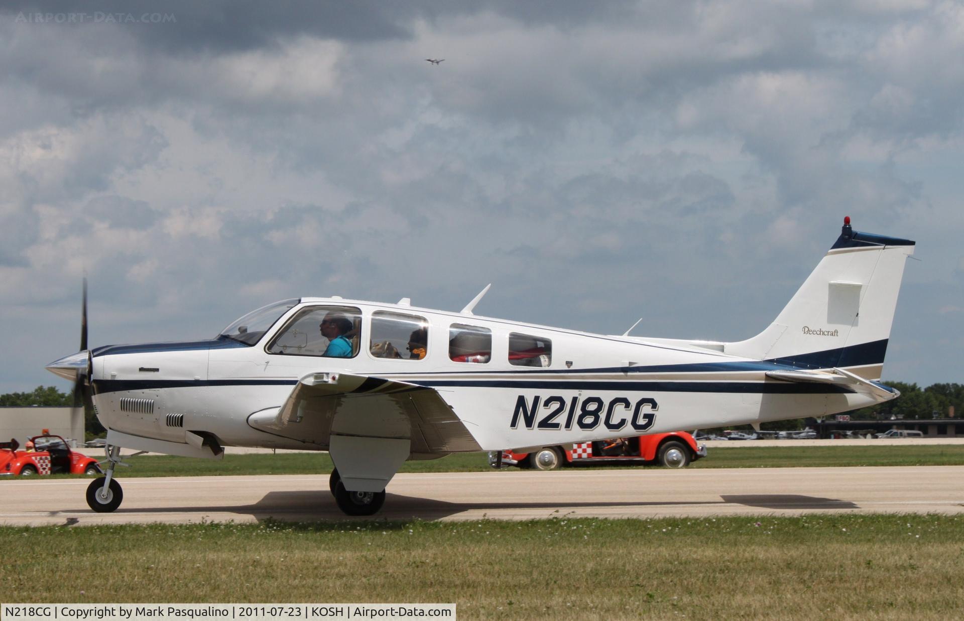 N218CG, 1980 Beech A36 Bonanza 36 C/N E-1741, Beech A36