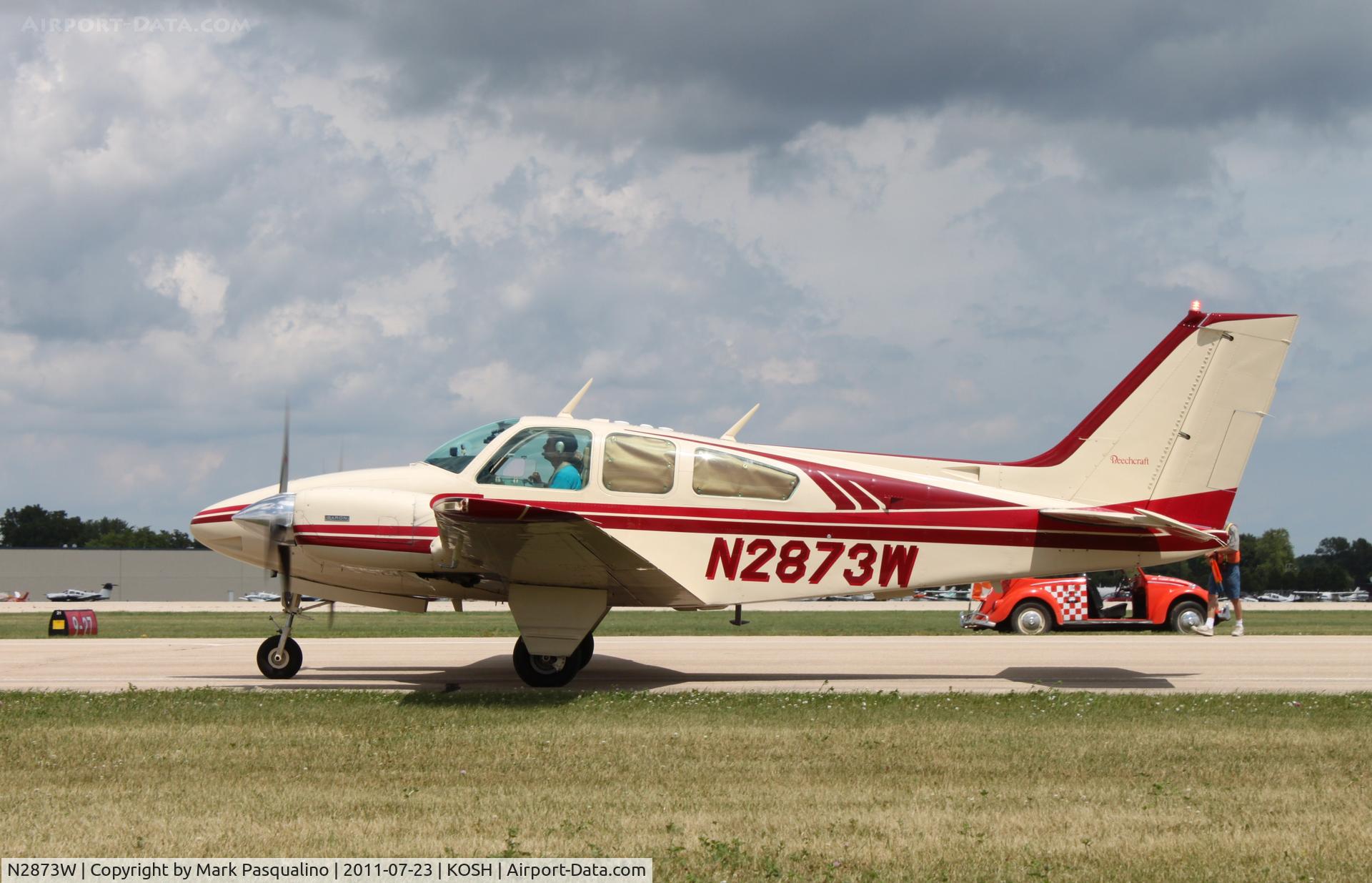 N2873W, 1973 Beech 95-B55 (T42A) Baron C/N TC-1580, Beech B55