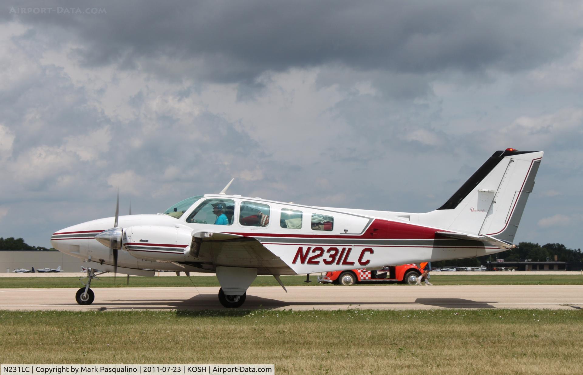 N231LC, 1975 Beech 58 Baron C/N TH-696, Beech 58