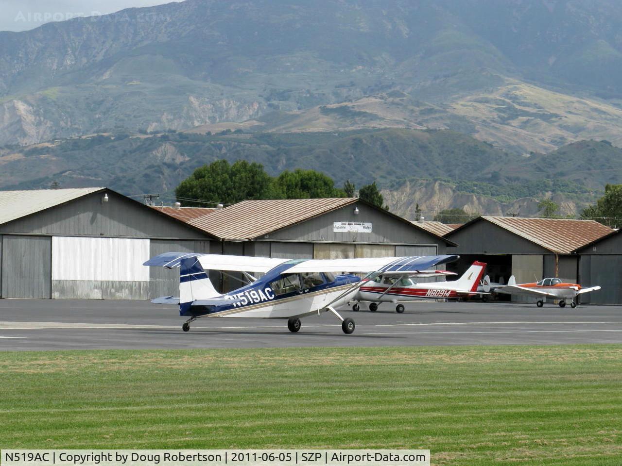 N519AC, 2000 American Champion 7GCBC C/N 1295-2000, 2000 American Champion 7GCBC EXPLORER, Lycoming O-320 150 Hp, takeoff roll Rwy 04
