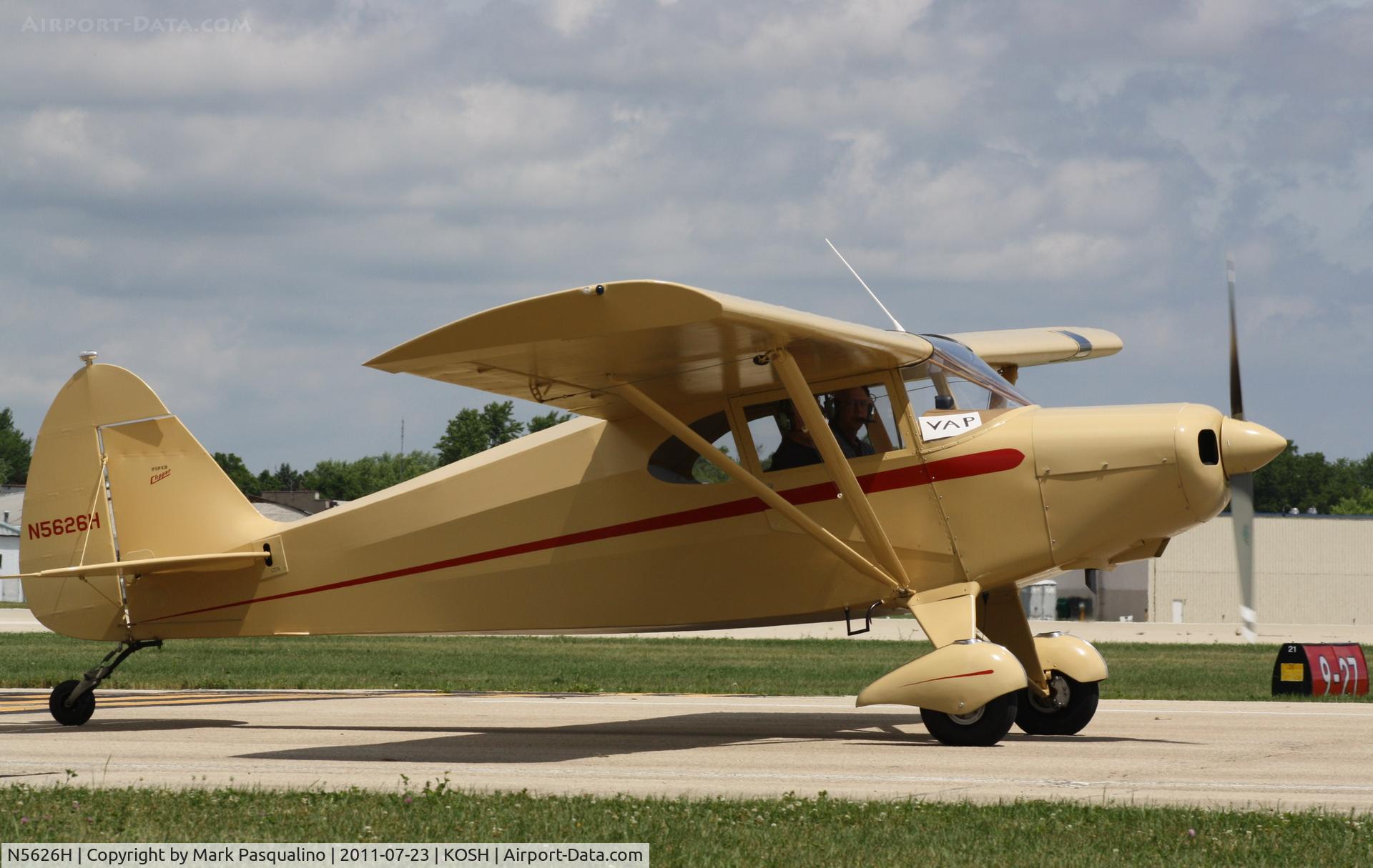 N5626H, 1949 Piper PA-16 Clipper C/N 16-237, Piper PA-16
