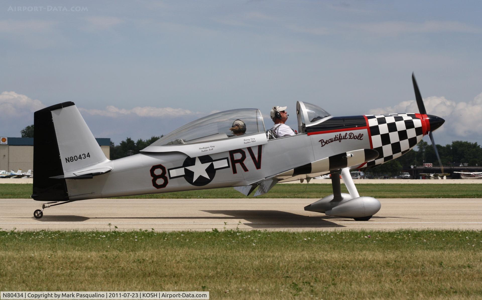 N80434, 2000 Vans RV-8 C/N 80434, Vans RV-8