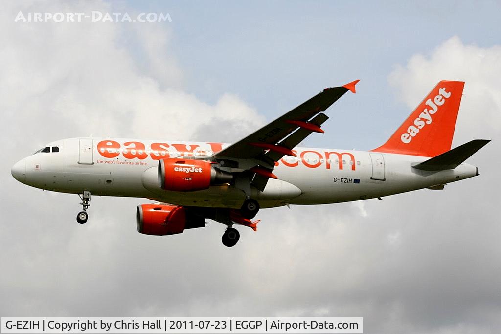 G-EZIH, 2005 Airbus A319-111 C/N 2463, easyJet