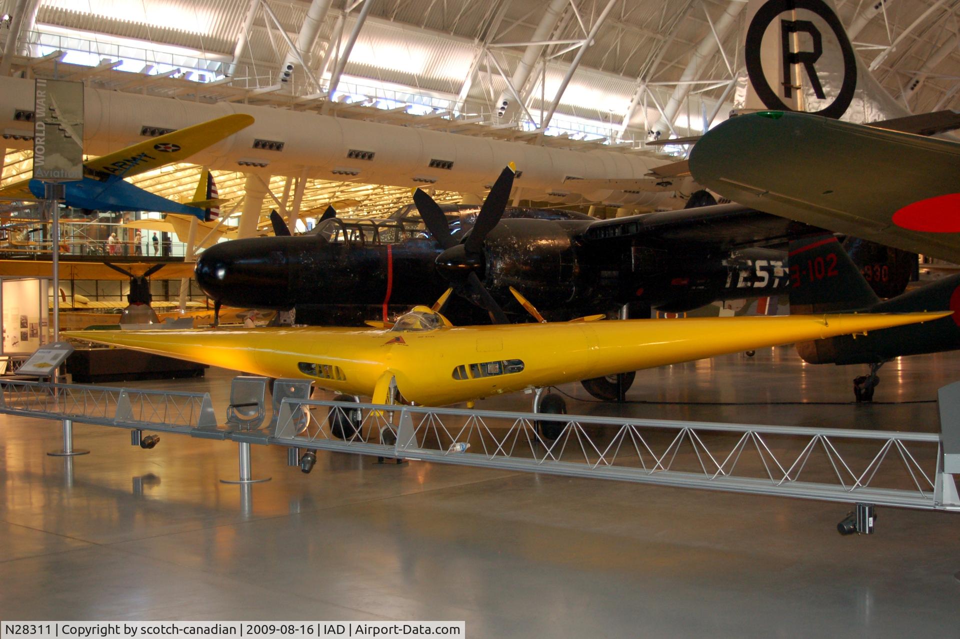 N28311, 1940 Northrop N1-M C/N Not known, Northrop N1M at the Steven F. Udvar-Hazy Center, Smithsonian National Air and Space Museum, Chantilly, VA