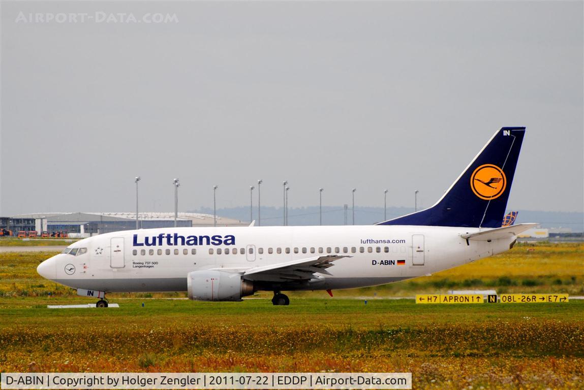 D-ABIN, 1991 Boeing 737-530 C/N 24938, Taxiing to rwy 26L for a take-off to FRA.