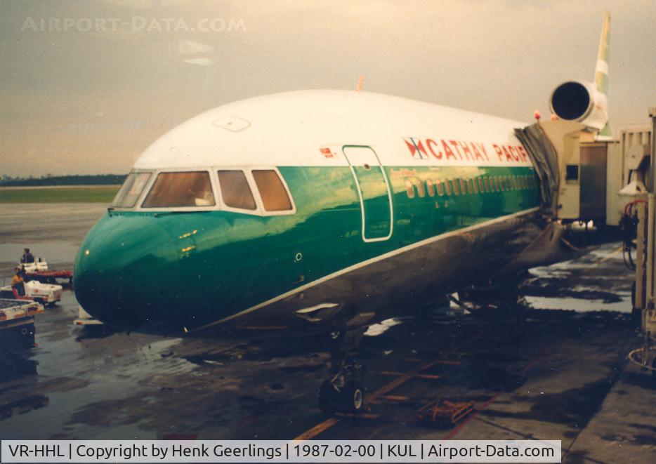 VR-HHL, 1975 Lockheed L-1011 Tristar 100 C/N 193T-1122, Cathay Pacific