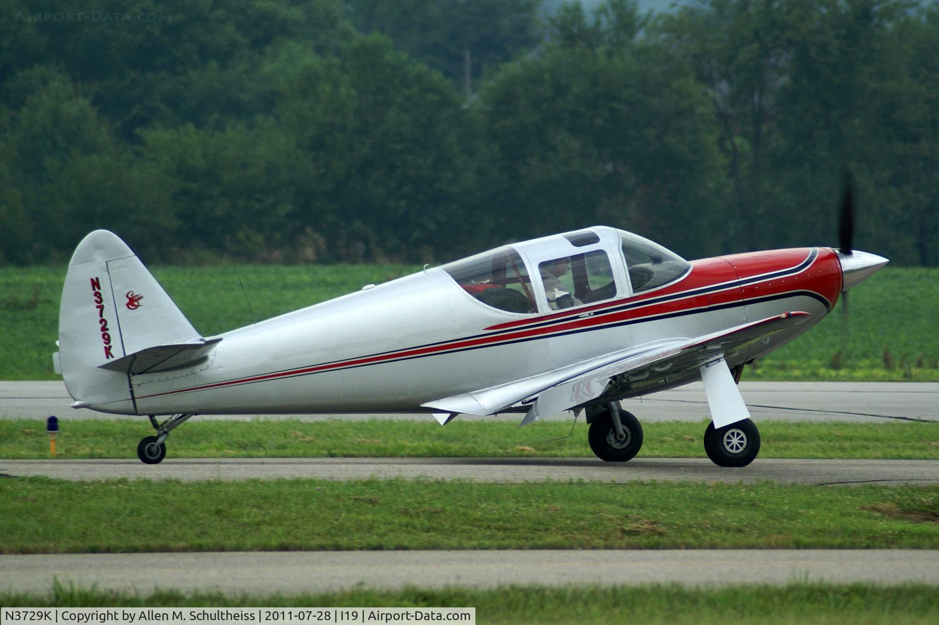 N3729K, 1946 Globe GC-1B Swift C/N 1422, Globe GC-1B