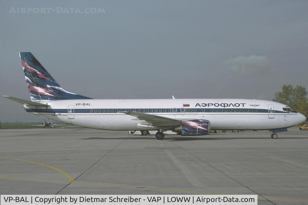VP-BAL, 1998 Boeing 737-4M0 C/N 29204, Aeroflot Boeing 737-400